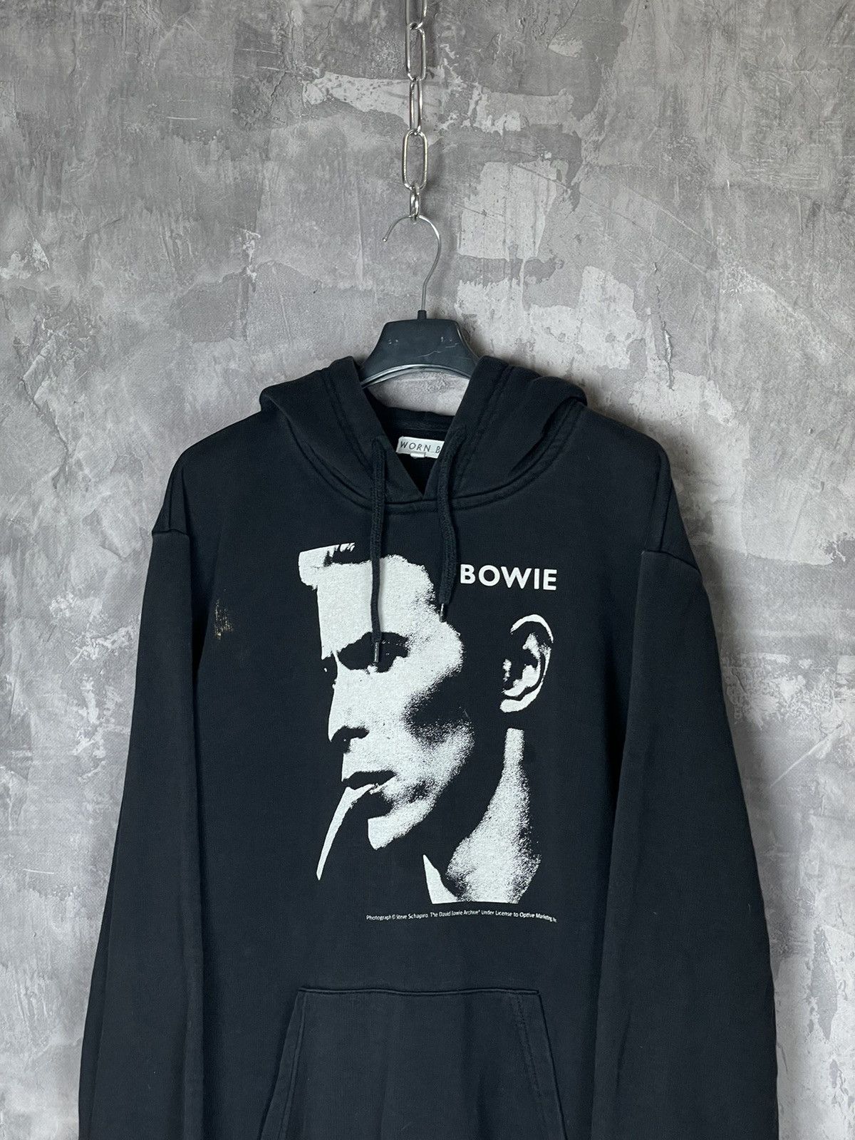 Band Tees × Vintage Vintage David Bowie Archival Big Logo Y2K Hoodie Size US L / EU 52-54 / 3 - 2 Thumbnail