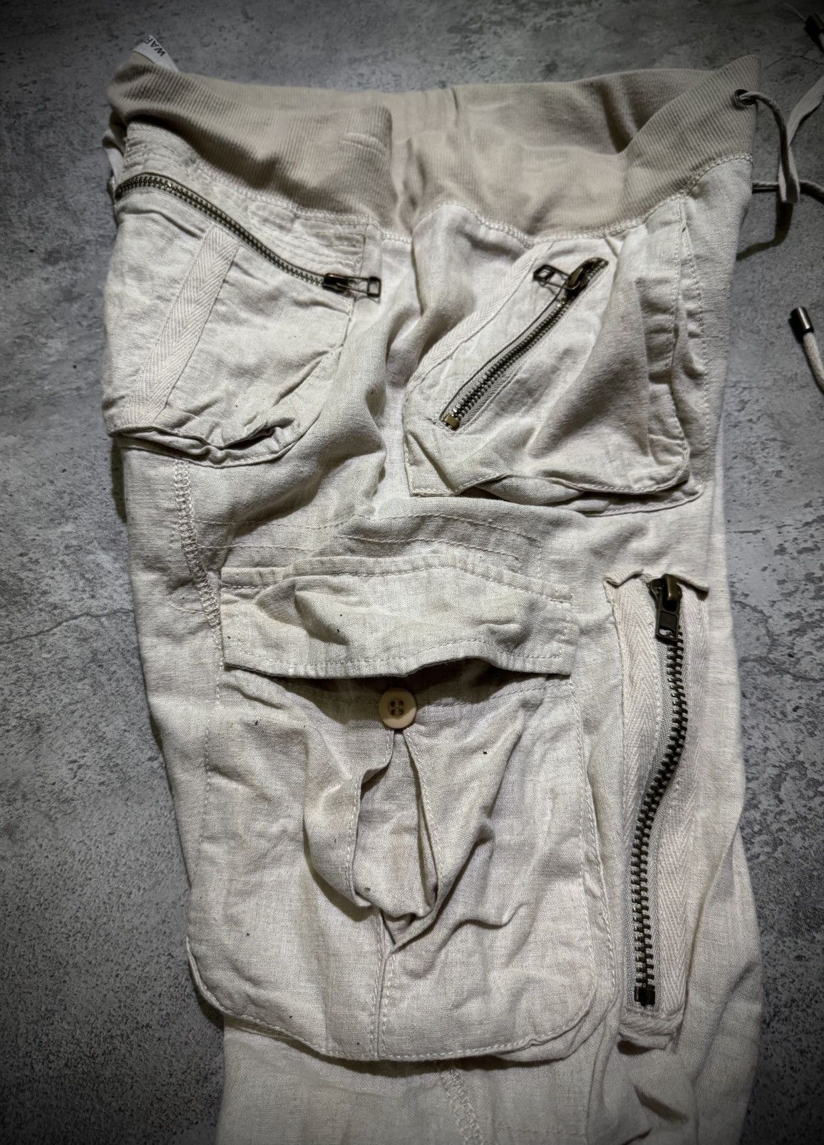 GOA G.O.A Linen Cargo Short Pants Size US 29 - 8 Thumbnail