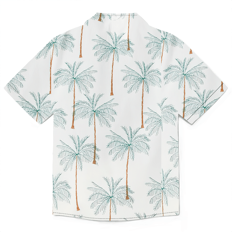 The Unbranded Brand Simon Printed Cotton Shirt | Subtle Prints, Structured Ease Size US S / EU 44-46 / 1 - 5 Thumbnail