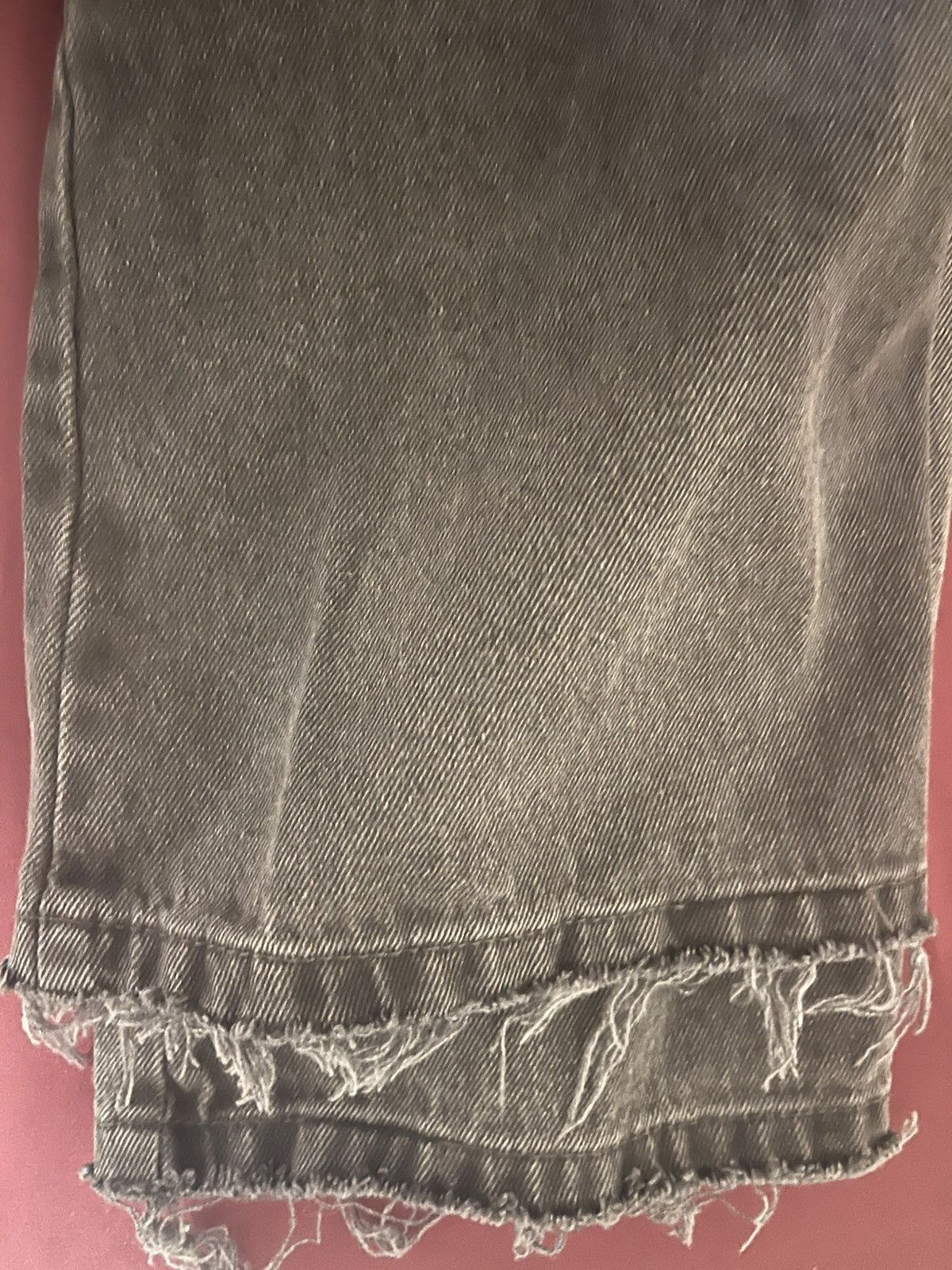 Boohoo Distressed boohoo bootcut jeans Size US 32 / EU 48 - 3 Thumbnail