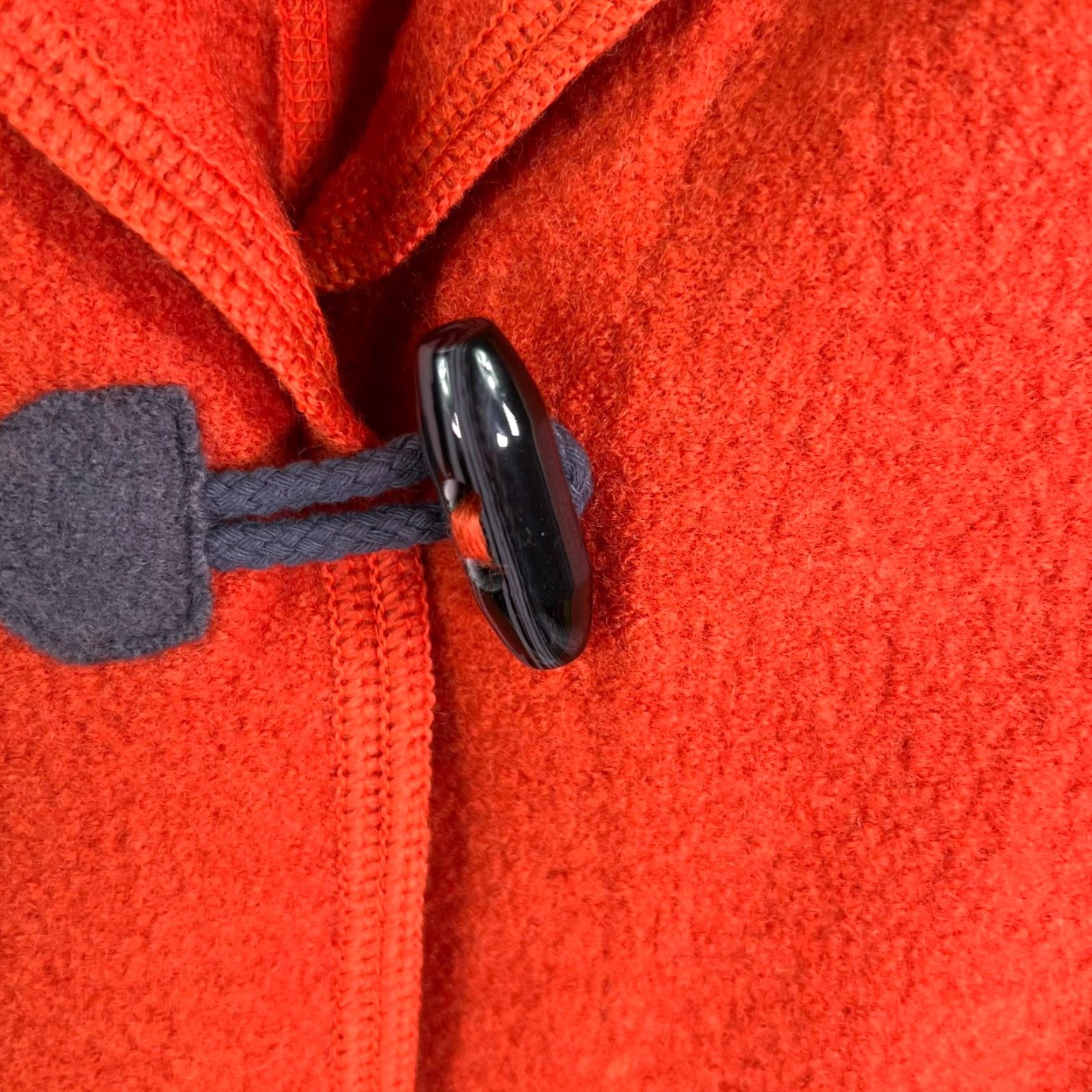 Jim Thompson VINTAGE Norm Thompson Cardigan Vest Women's L Burnt Orange Bohemian Wool NWT Size L / US 10 / IT 46 - 4 Thumbnail