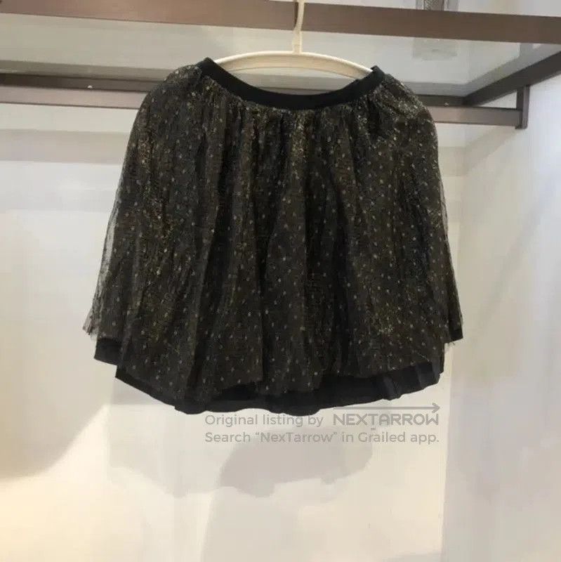 Valentino Valentino Women's Gold Cotton Blend Skirt . Size 26" / US 2 / IT 38 - 1 Thumbnail