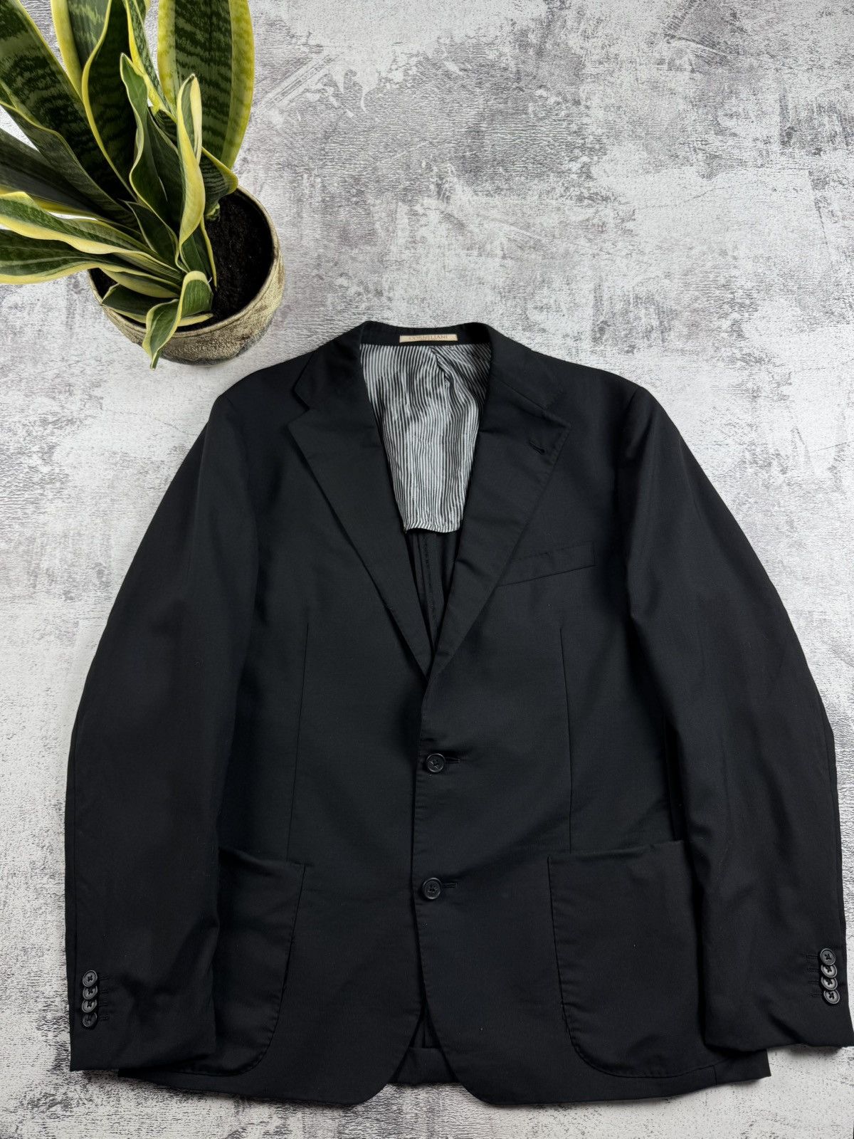 Corneliani Corneliani Vintage 52R Viscose Classic Blazer Suit Jacket Size 52R - 4 Thumbnail