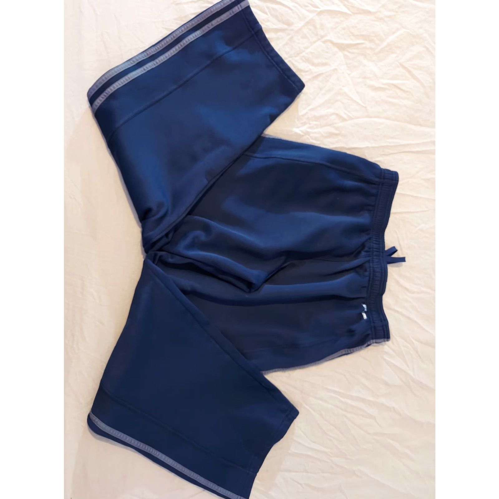 Adidas adidas Pants L Mens Navy Blue Athletic Gym Workout Sweatpants Size US 33 - 2 Thumbnail