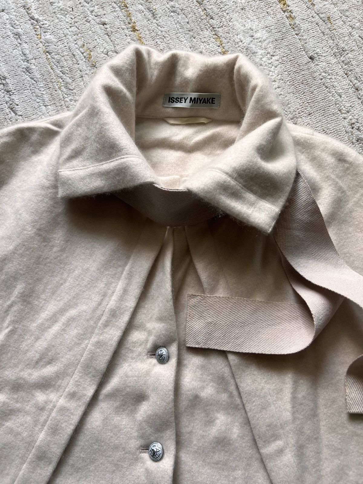 Issey Miyake Issey Miyake Archive Wool Vest Cape/Jacket Size US M / EU 48-50 / 2 - 3 Thumbnail