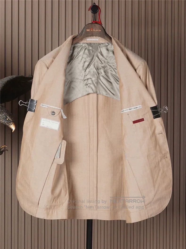 Brunello Cucinelli Brunello Cucinelli Silk island cotton coat Size 48L - 3 Thumbnail