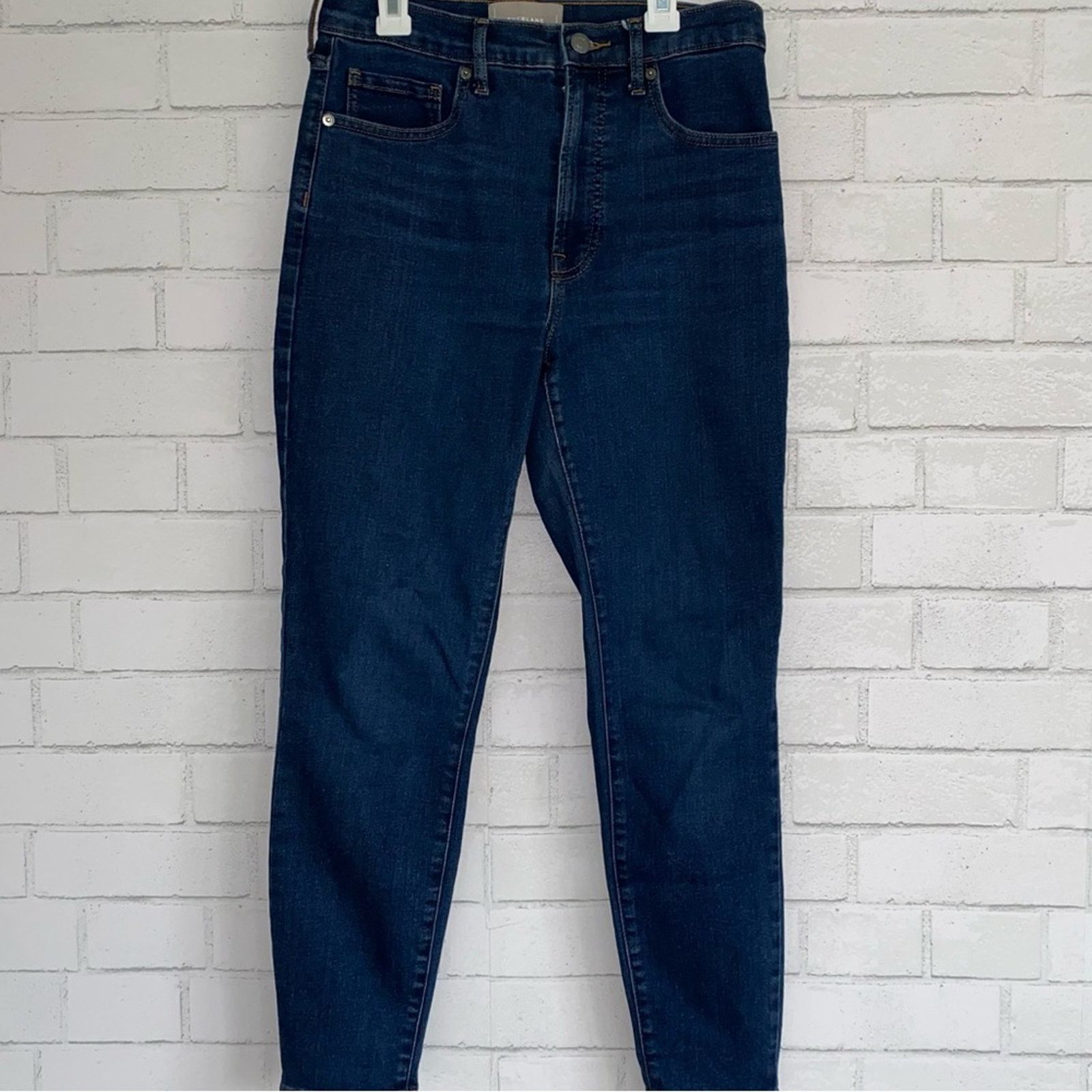 Everlane Everlane 28” High Rise Ankle Dark Blue Jeans EUC Size 28" / US 6 / IT 42 - 3 Thumbnail