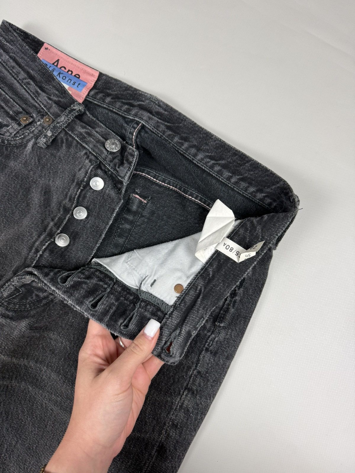 Acne Studios Acne Studios Bla Konst 1996 Used Distressed Denim Jeans Size US 29 - 13 Thumbnail