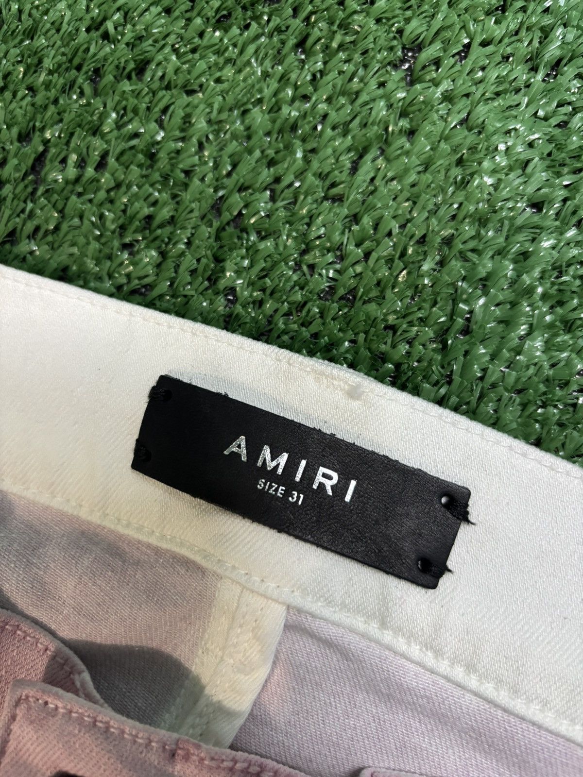 Amiri Amiri MX1 Sprayed Pink Size US 31 - 4 Thumbnail