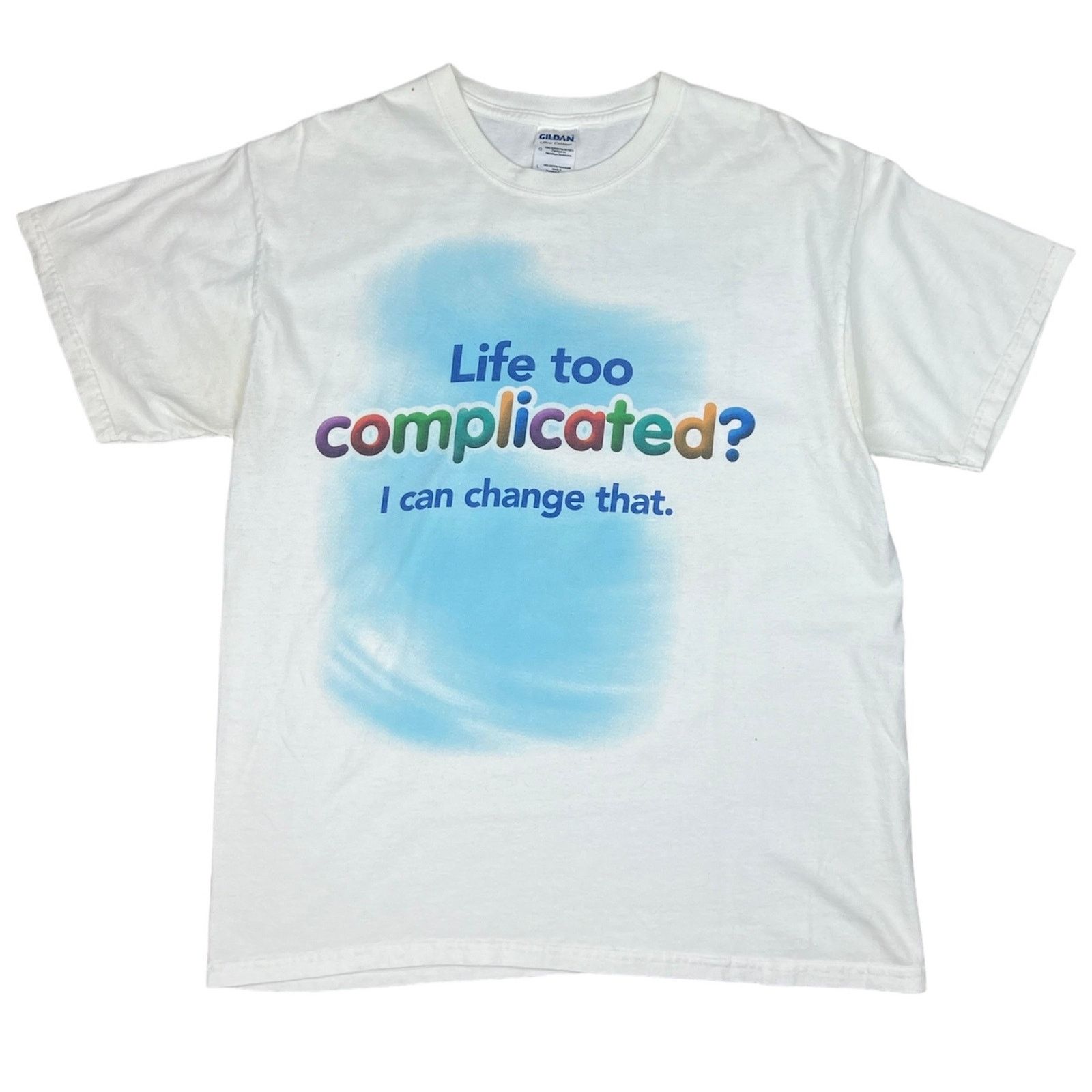Gildan Vintage Mediacom Life Too Complicated Tee Size US L / EU 52-54 / 3 - 1 Thumbnail