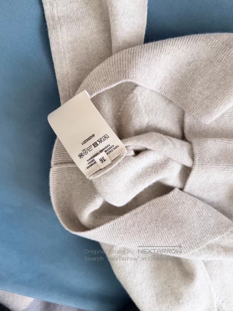 Hermes Hermes Beige Cashmere Sweater Size XS / US 0-2 / IT 36-38 - 2 Thumbnail