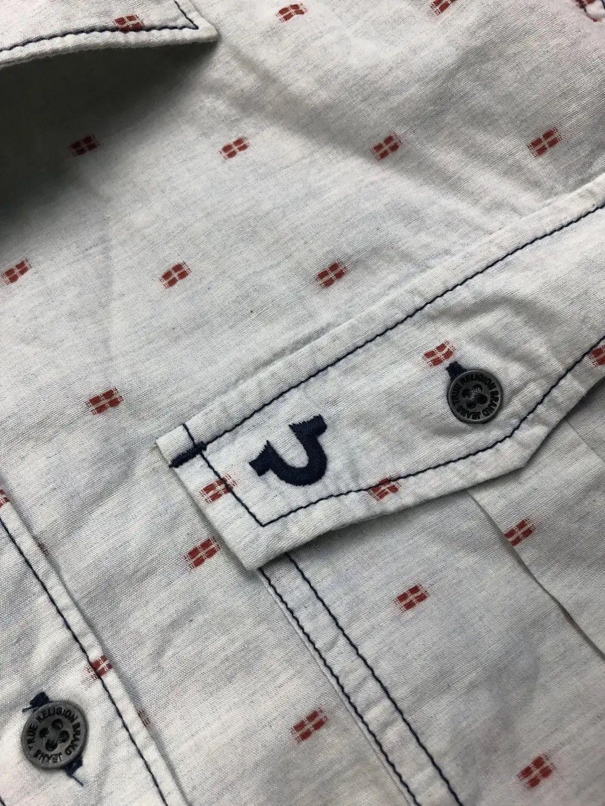 True Religion TRUE RELIGION Vintage Tennis Shirt Streetwear Monogram Rare Size US XL / EU 56 / 4 - 6 Thumbnail