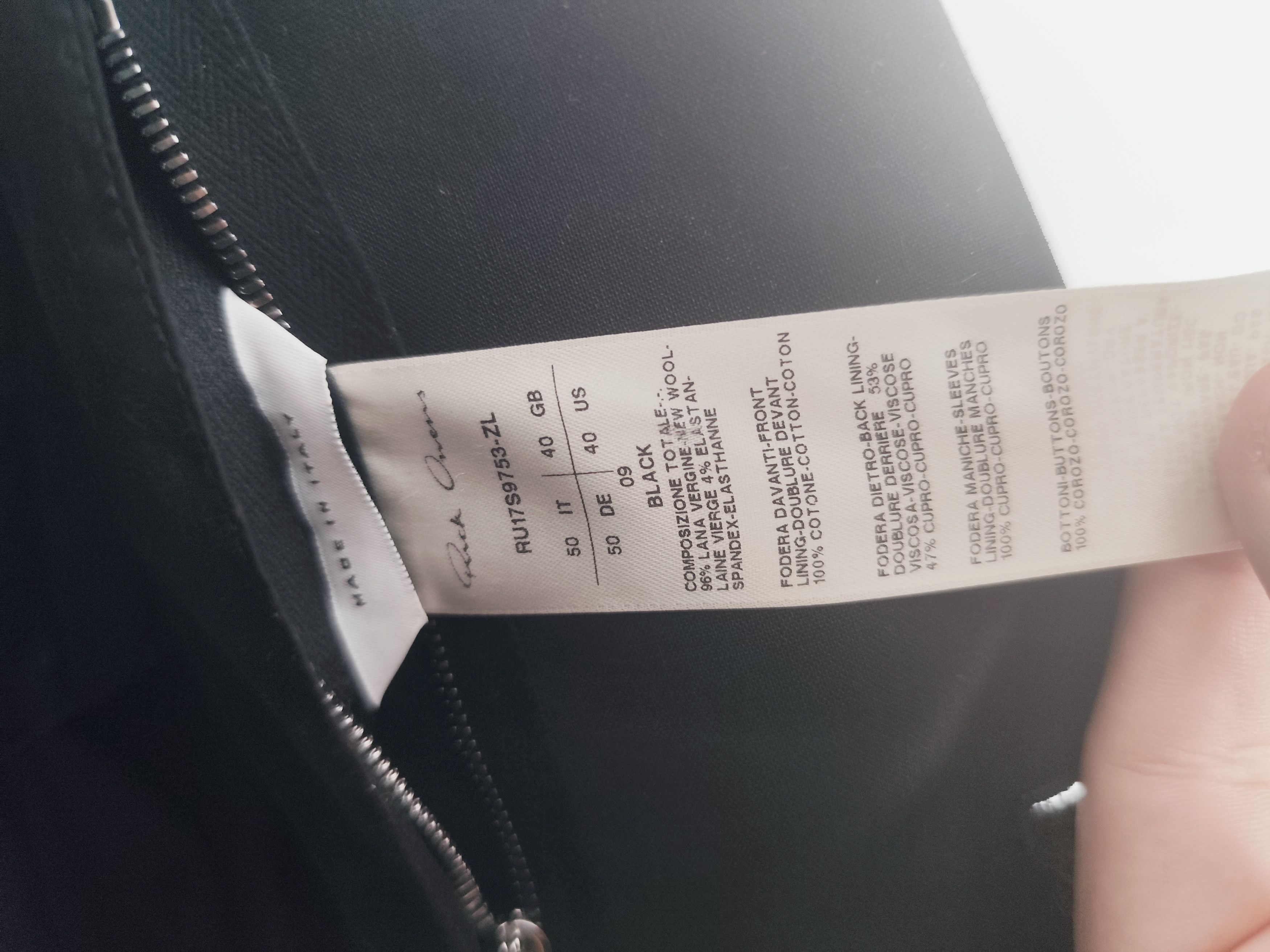 Rick Owens Rick Owens cropped soft blazer Size 50R - 3 Thumbnail