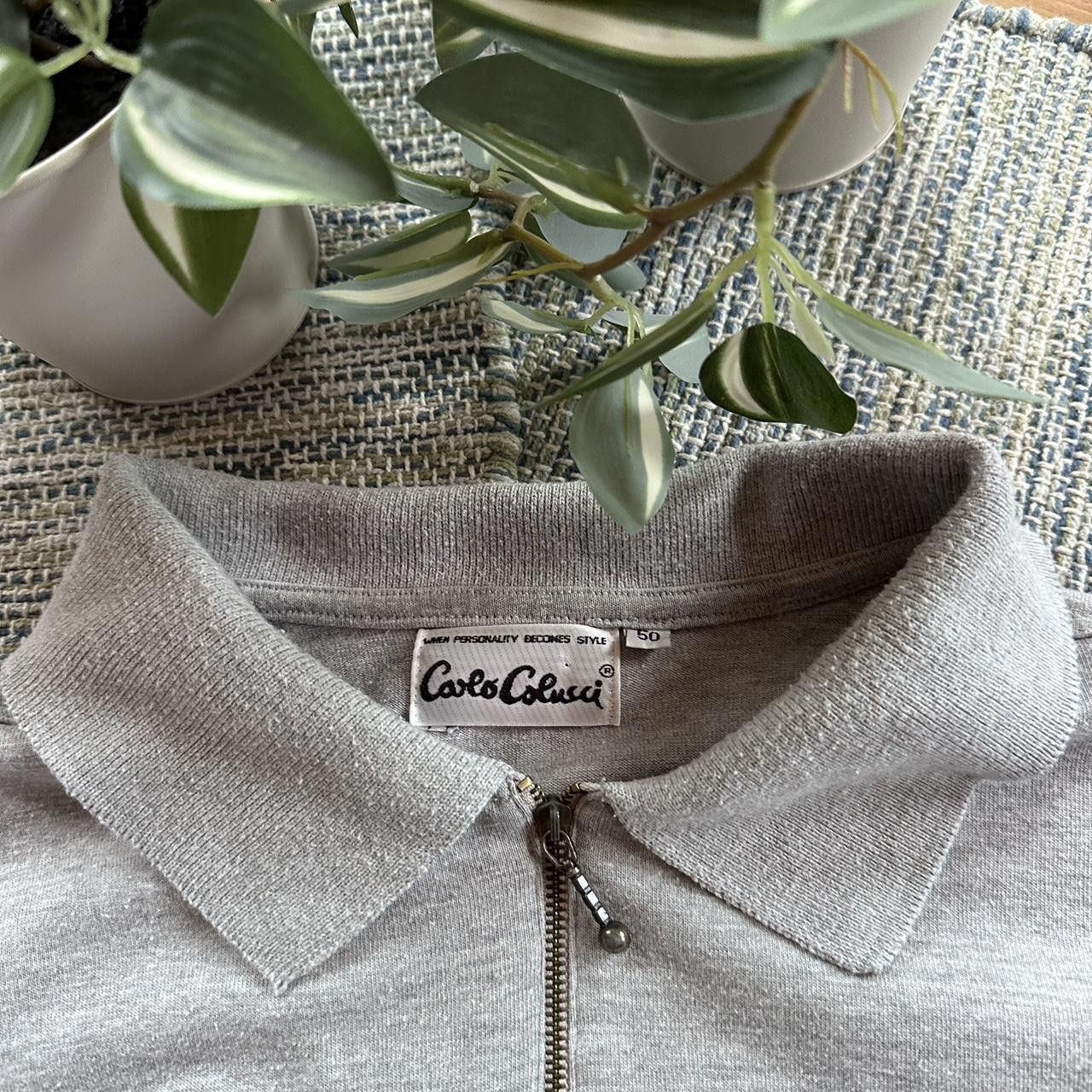 Designer Vintage Y2K Carlo Colucci Logo Half Zip Jumper Size US M / EU 48-50 / 2 - 4 Thumbnail