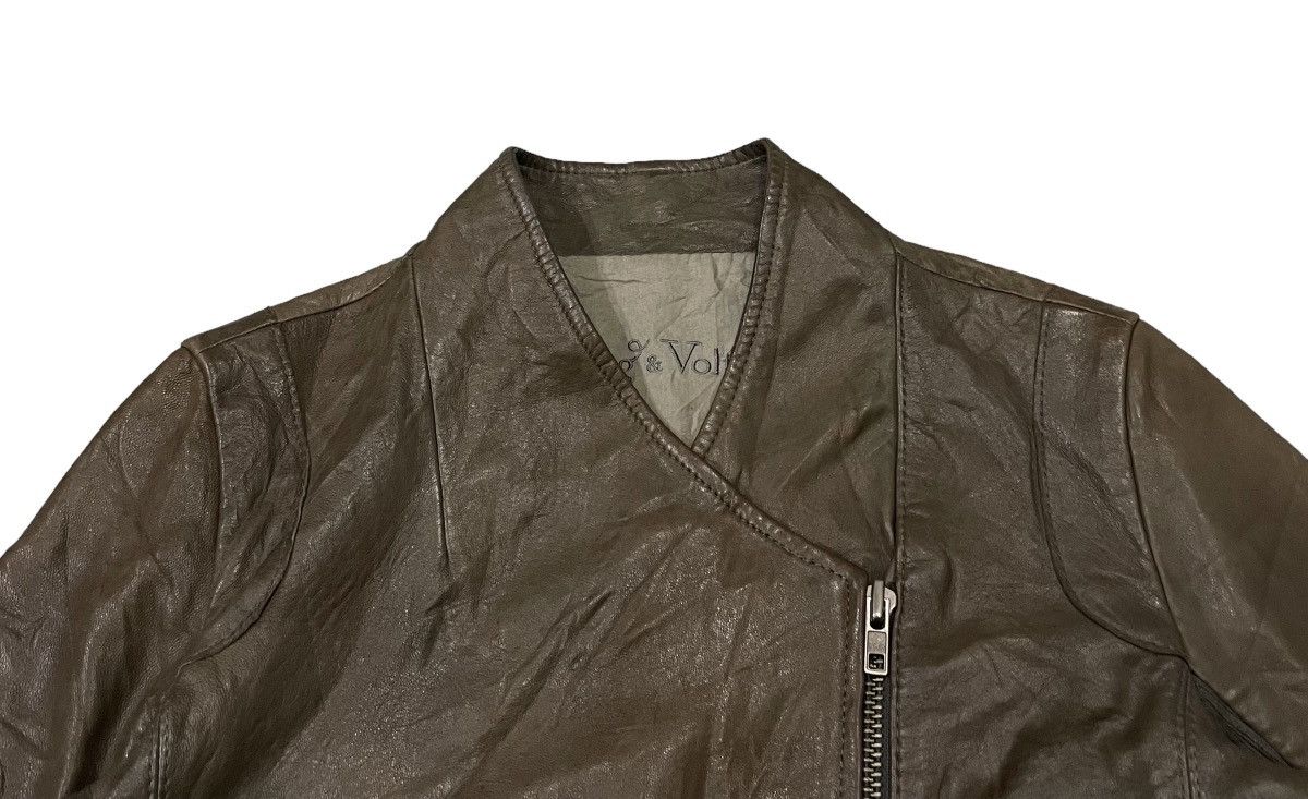 Zadig & Voltaire Vintage Zadig & Voltaire Lukas Lamb Leather Jacket Size XS / US 0-2 / IT 36-38 - 8 Thumbnail