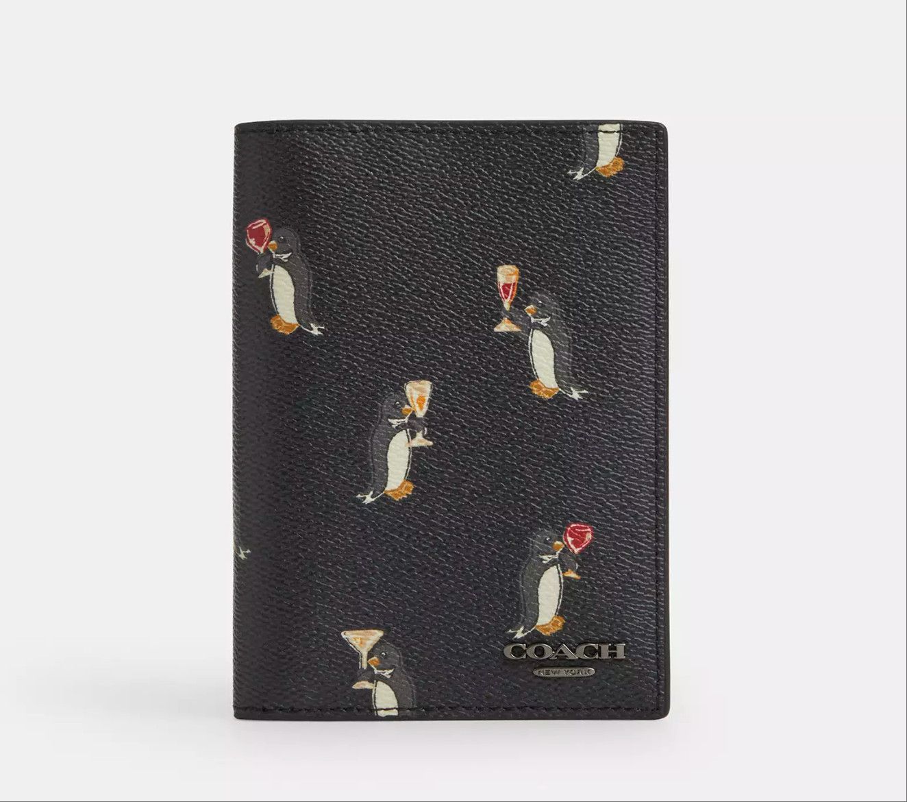 Coach Passport Card Case With Penguin Print CCP94 Size ONE SIZE - 7 Thumbnail
