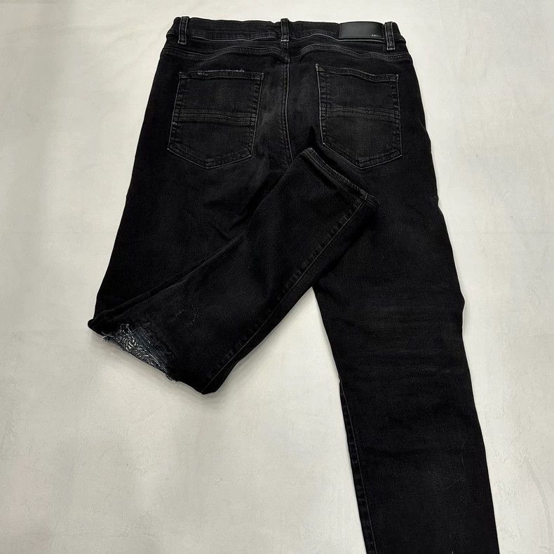 Amiri Amiri patchwork distressed denim pants Size US 33 - 8 Thumbnail