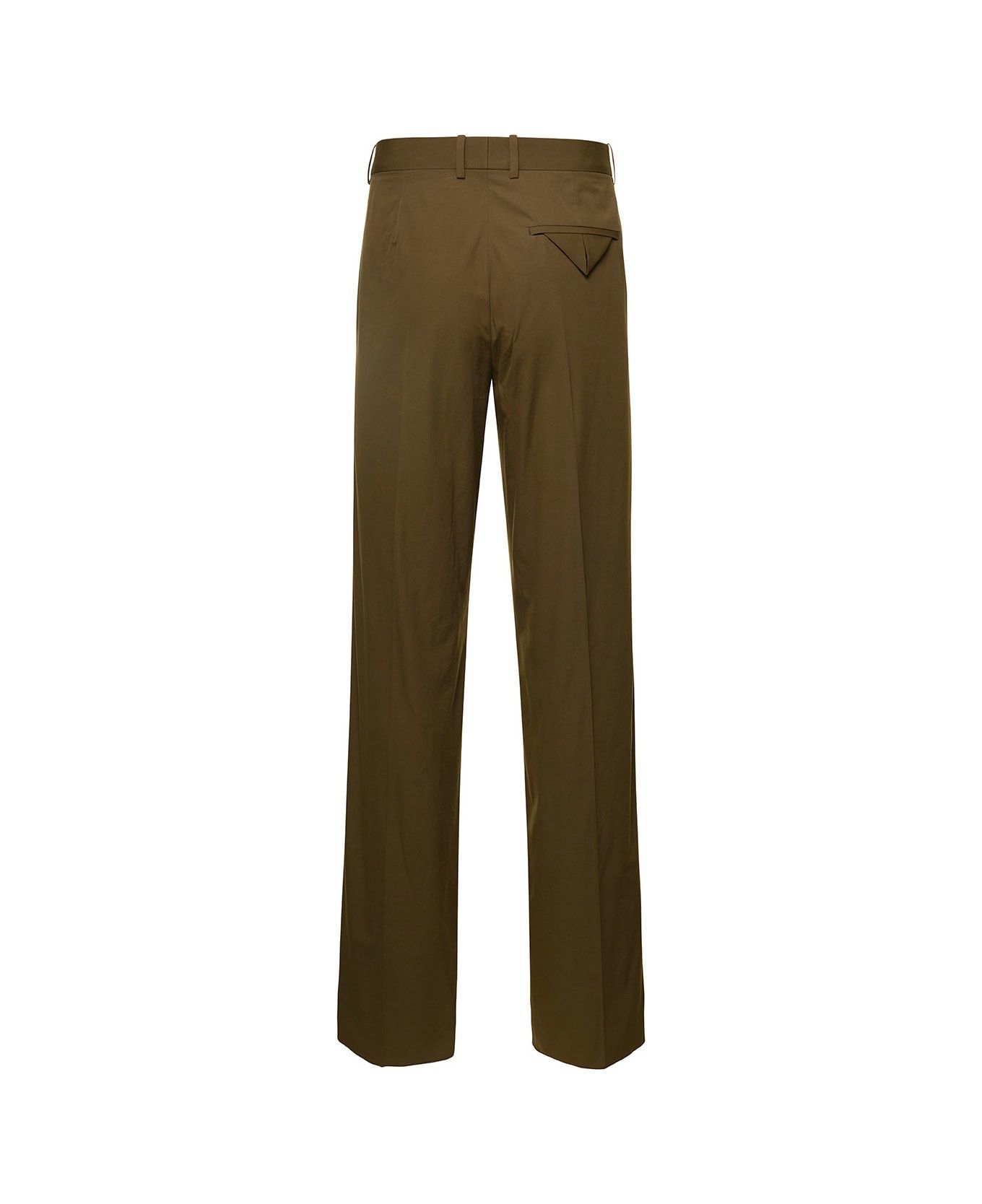 Bottega Veneta o1loc1c0325 722432 Trouser Compact Cotton Liana Olive Green Size US 34 / EU 50 - 2 Thumbnail