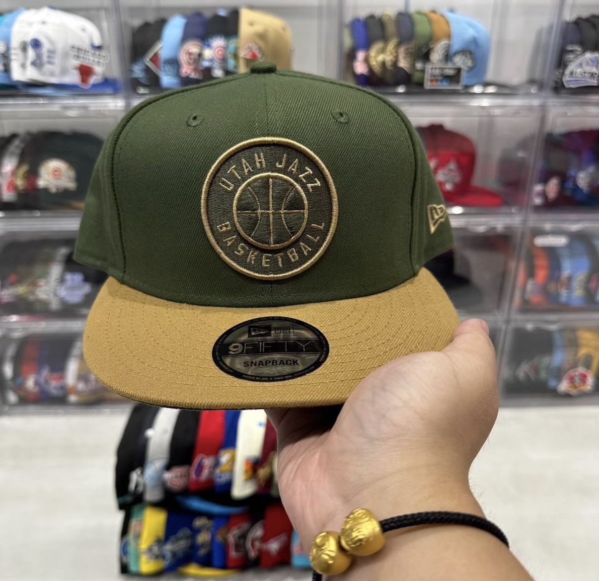 New Era New Era NBA Utah Jazz Flat Brim Baseball Cap J32 Size ONE SIZE - 1 Thumbnail