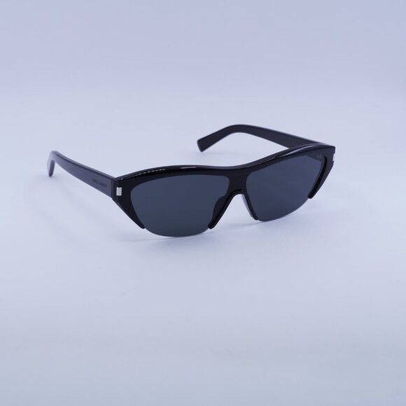 Saint Laurent Paris 🕶️ New Saint Laurent SL704 001 Sunglasses - Shiny Black Size ONE SIZE - 4 Thumbnail