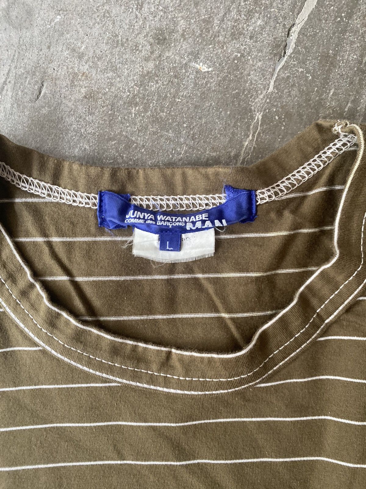 Junya Watanabe Junya Watanabe Basic Striped Tee Comme des Garcons Kapital Size US L / EU 52-54 / 3 - 2 Thumbnail