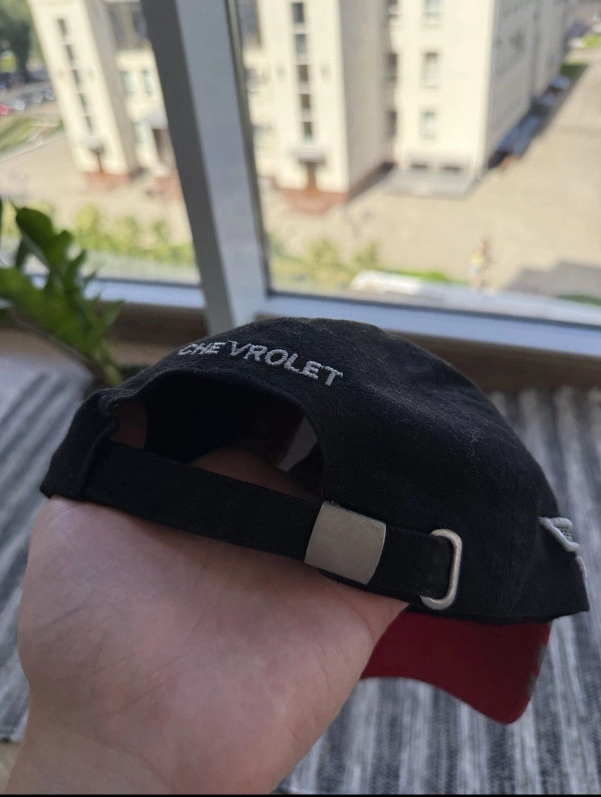 Chevrolet CHEVROLET RACING VINTAGE CAP HAT SNAP BACK BLACK-RED Size ONE SIZE - 5 Thumbnail