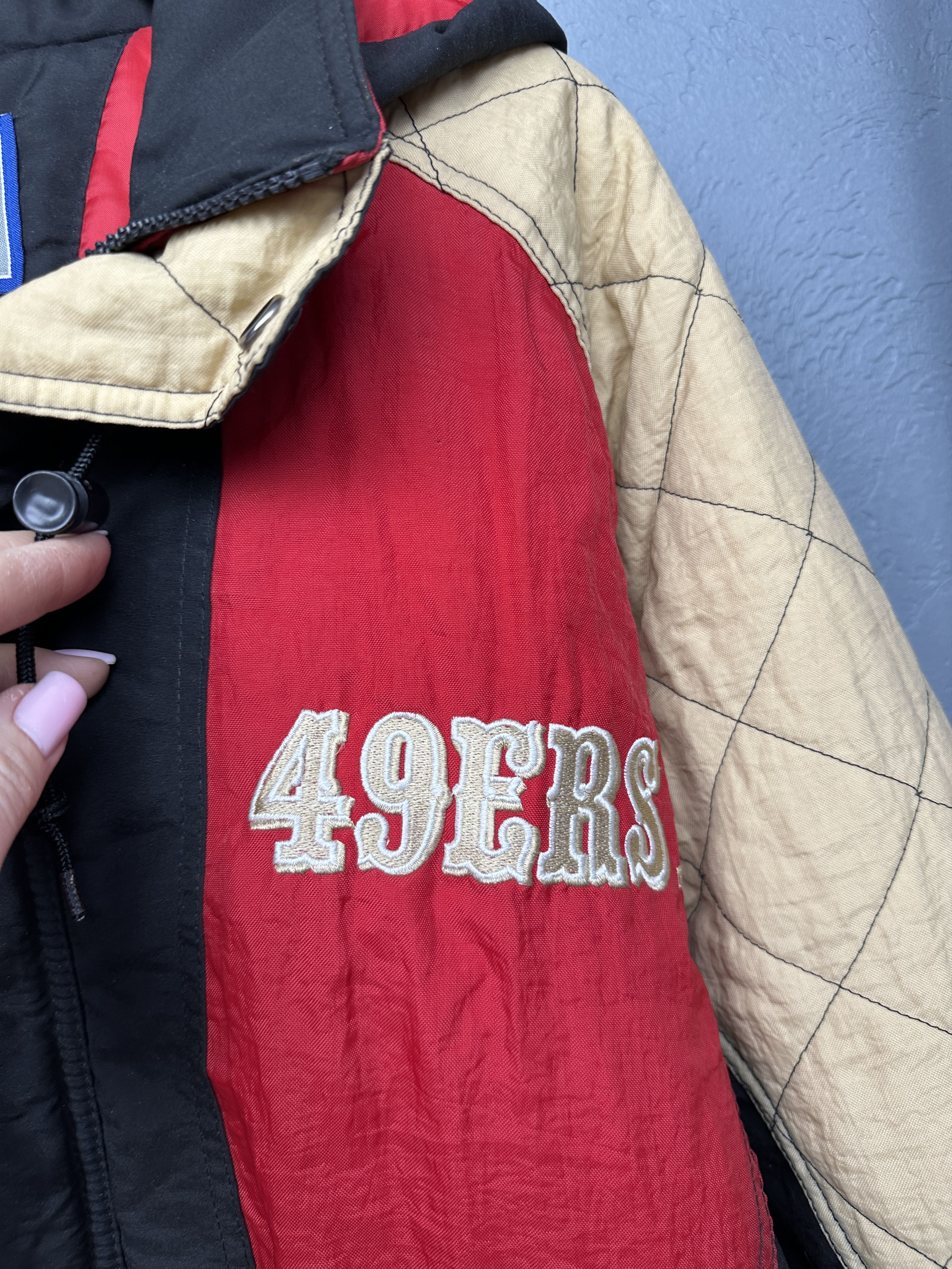 Starter San Francisco 49ers NFL 90s Vintage Mens Starter Jacket Size US L / EU 52-54 / 3 - 6 Thumbnail