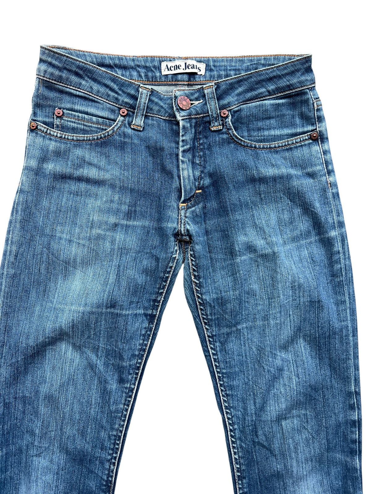 Acne Studios Acne Studios Lowrise Denim Jeans Size 27" / US 4 / IT 40 - 4 Thumbnail