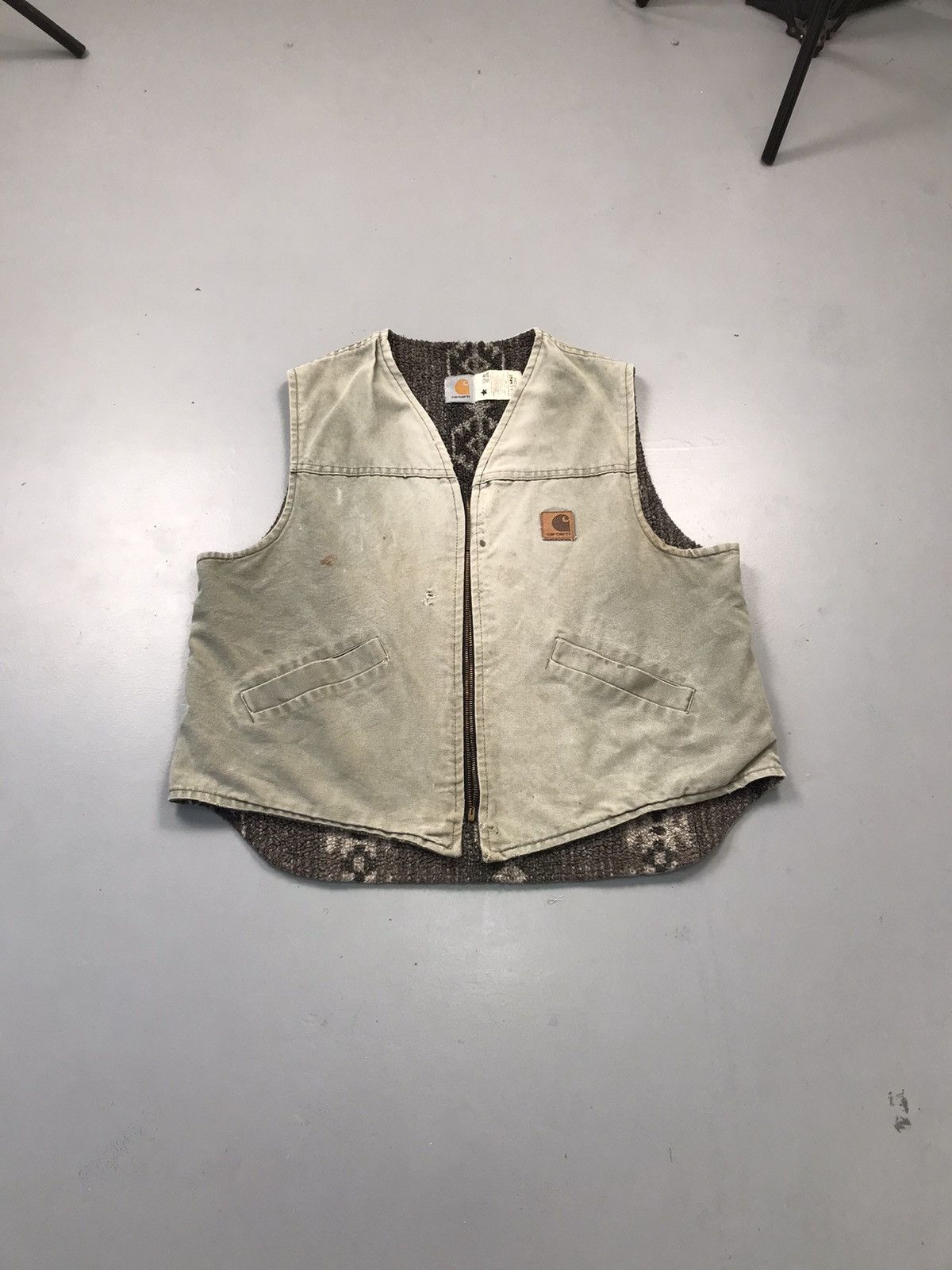 Carhartt Late 90s Vintage Carhartt VP166 Sherpa line vest Size US M / EU 48-50 / 2 - 1 Thumbnail