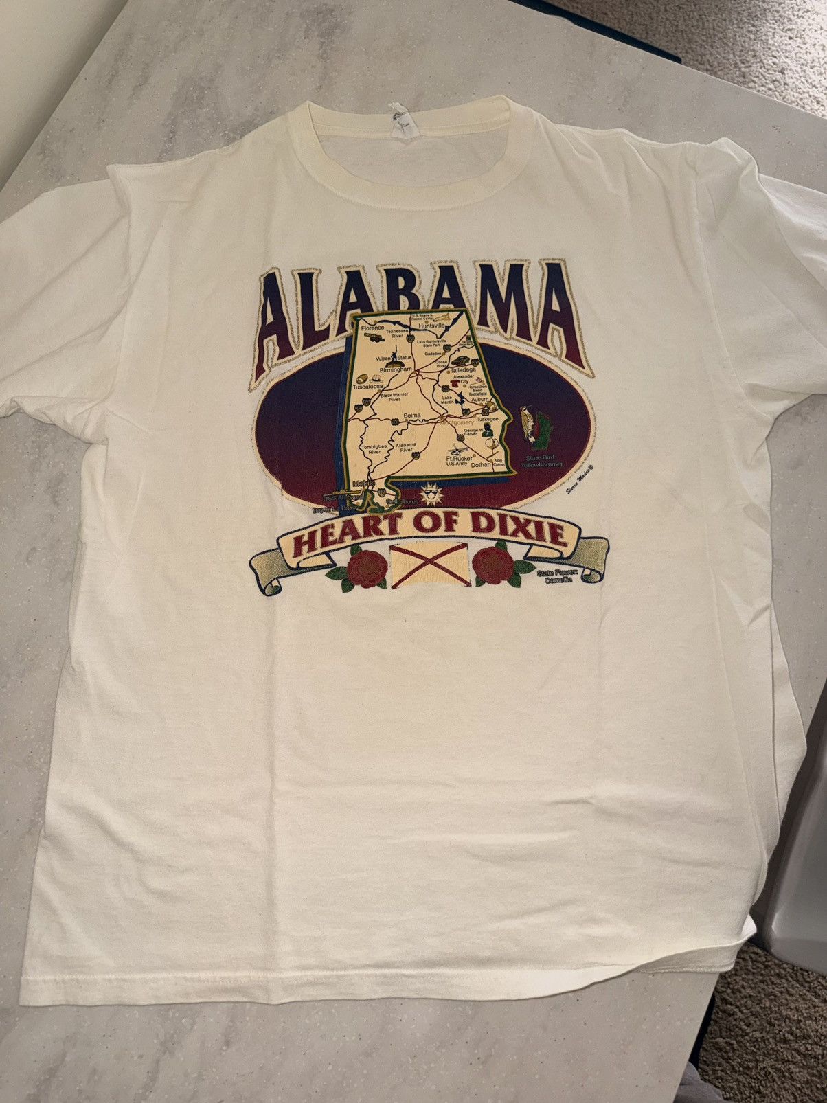 Vintage Vintage Alabama tee Size US L / EU 52-54 / 3 - 1 Thumbnail