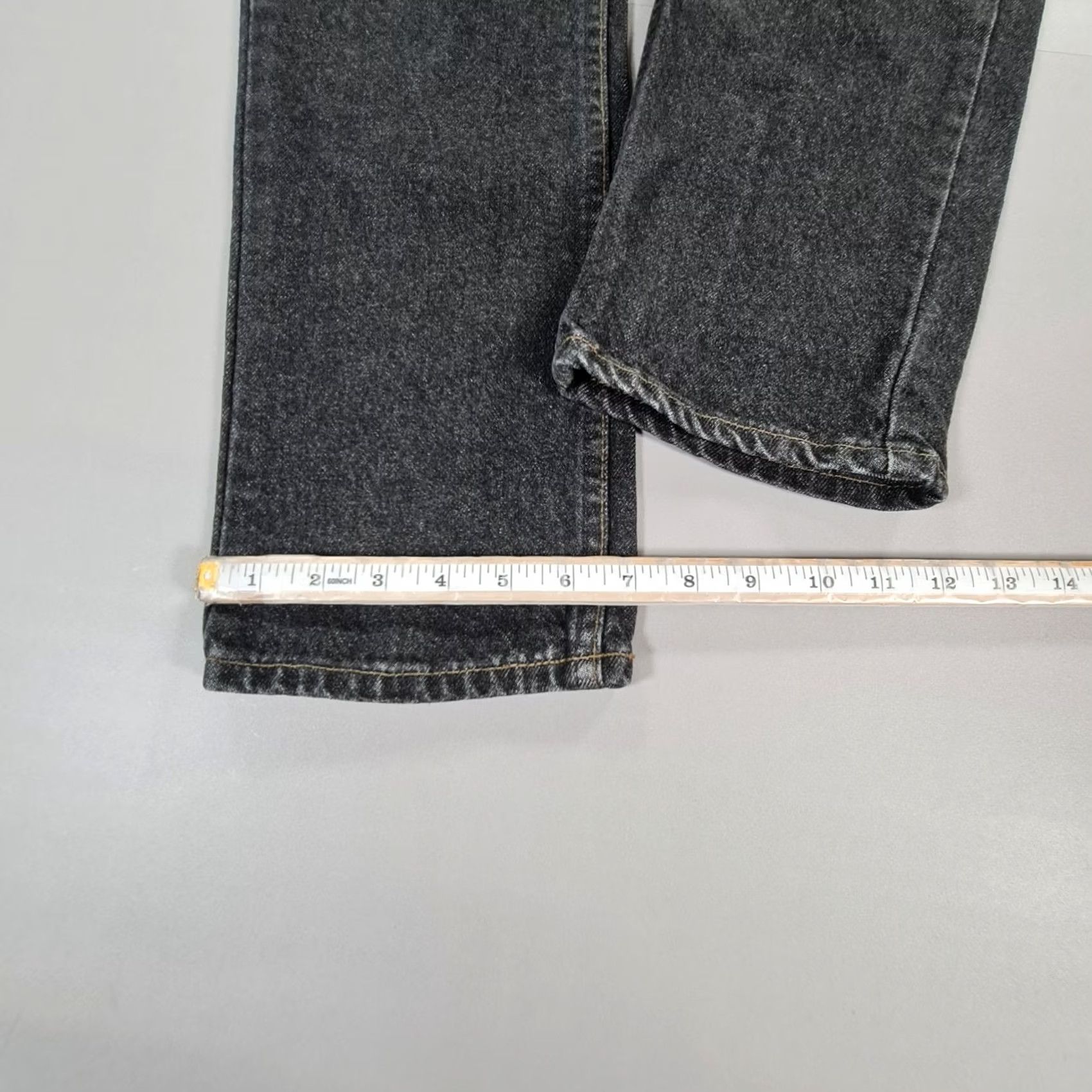 Levi's VINTAGE Levi's 620 Jeans Grey W32 L31 Orange Tag Denim 90s Made In UK Mens Jeans 90s Mens Clothing Size US 32 / EU 48 - 7 Thumbnail