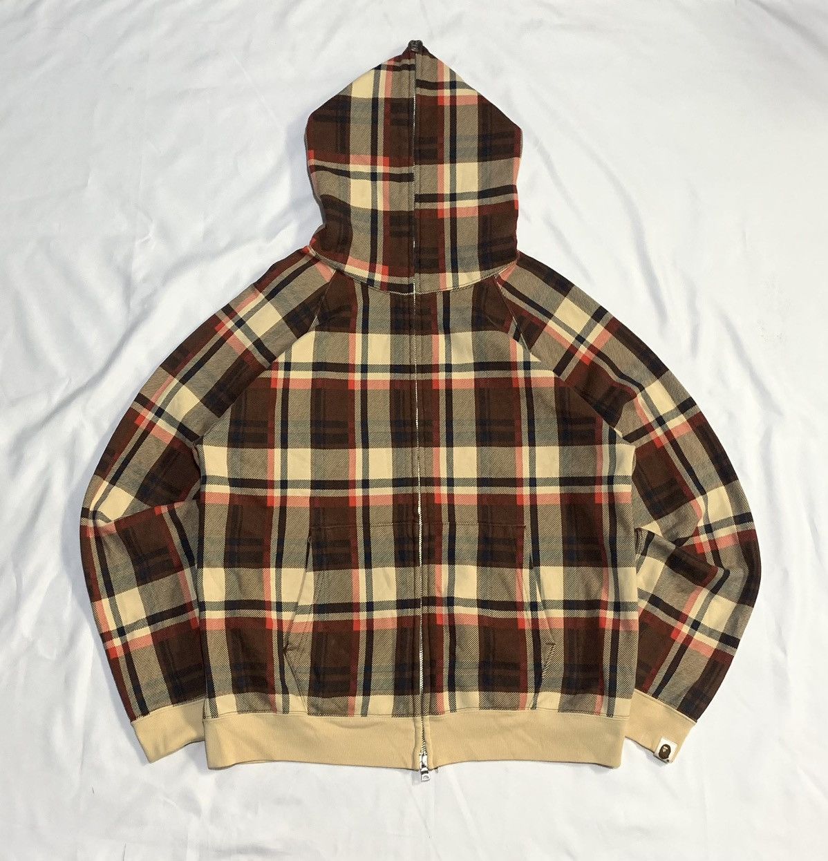 Bape × Nigo OG BAPE PLAID FULLZIP HOODIE Size US M / EU 48-50 / 2 - 1 Thumbnail