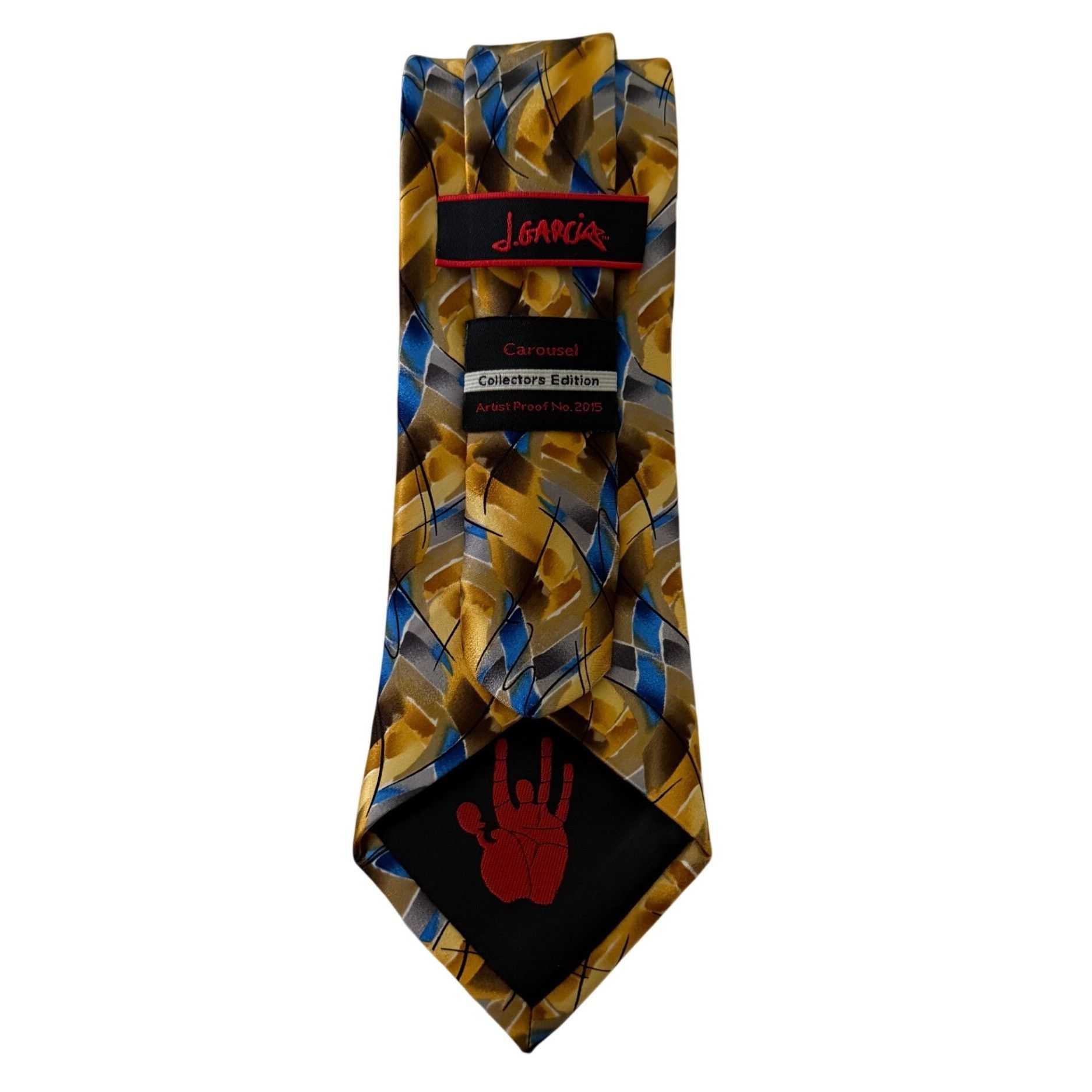 Other J. Garcia Carousel Collectors Edition Silk Tie Abstract Blue Size ONE SIZE - 6 Thumbnail