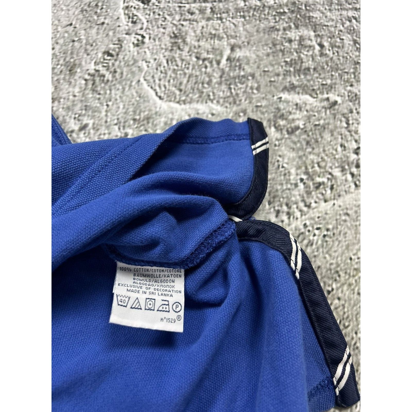 Polo Ralph Lauren Polo Ralph Lauren vintage blue polo T-shirt big pony 1st 8 Size US XXL / EU 58 / 5 - 4 Thumbnail
