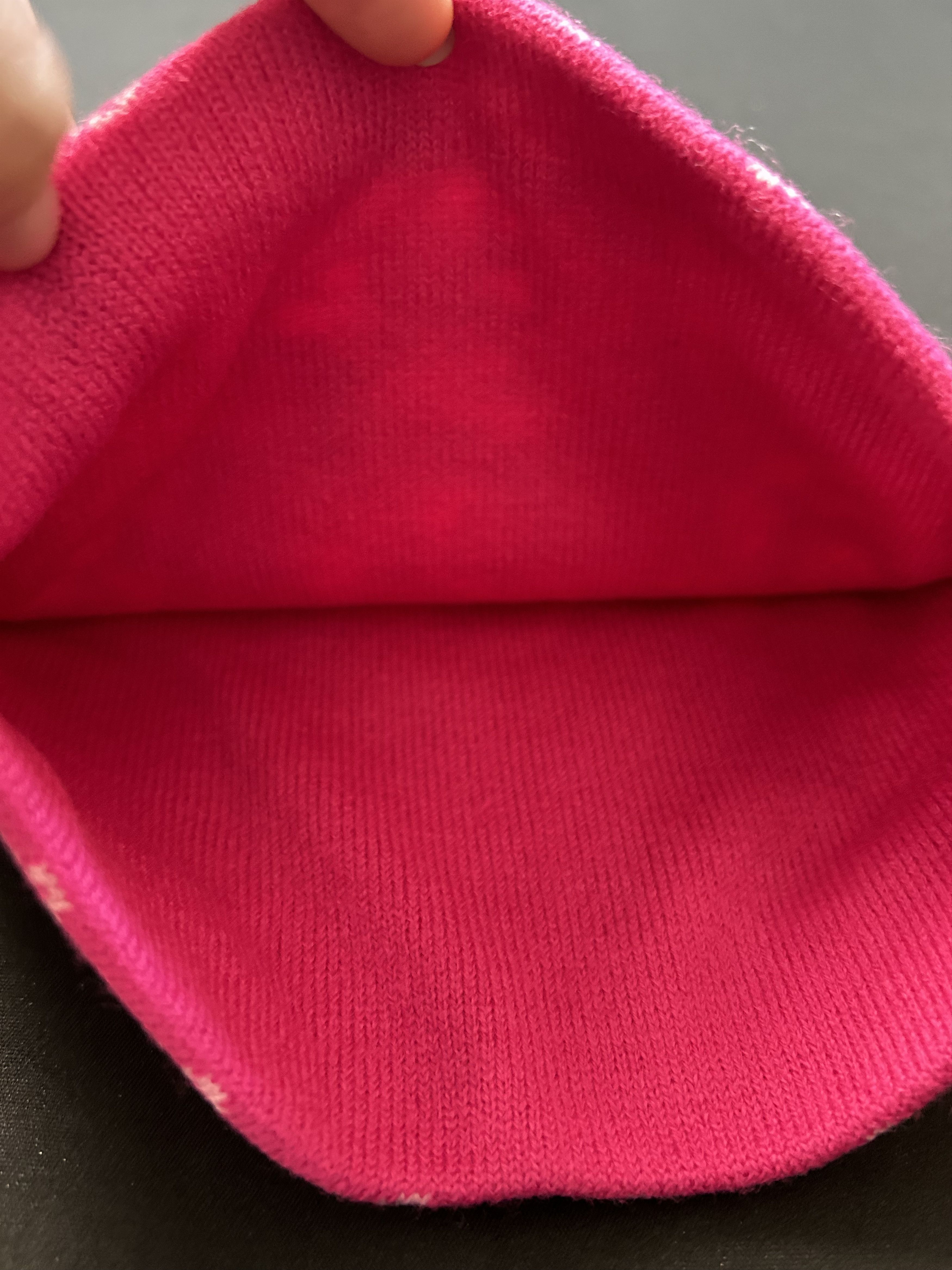 Japanese Brand Rare Dream Don’t Cost Graphic No Cuff Pink Beanie Hat OS Size ONE SIZE - 4 Thumbnail