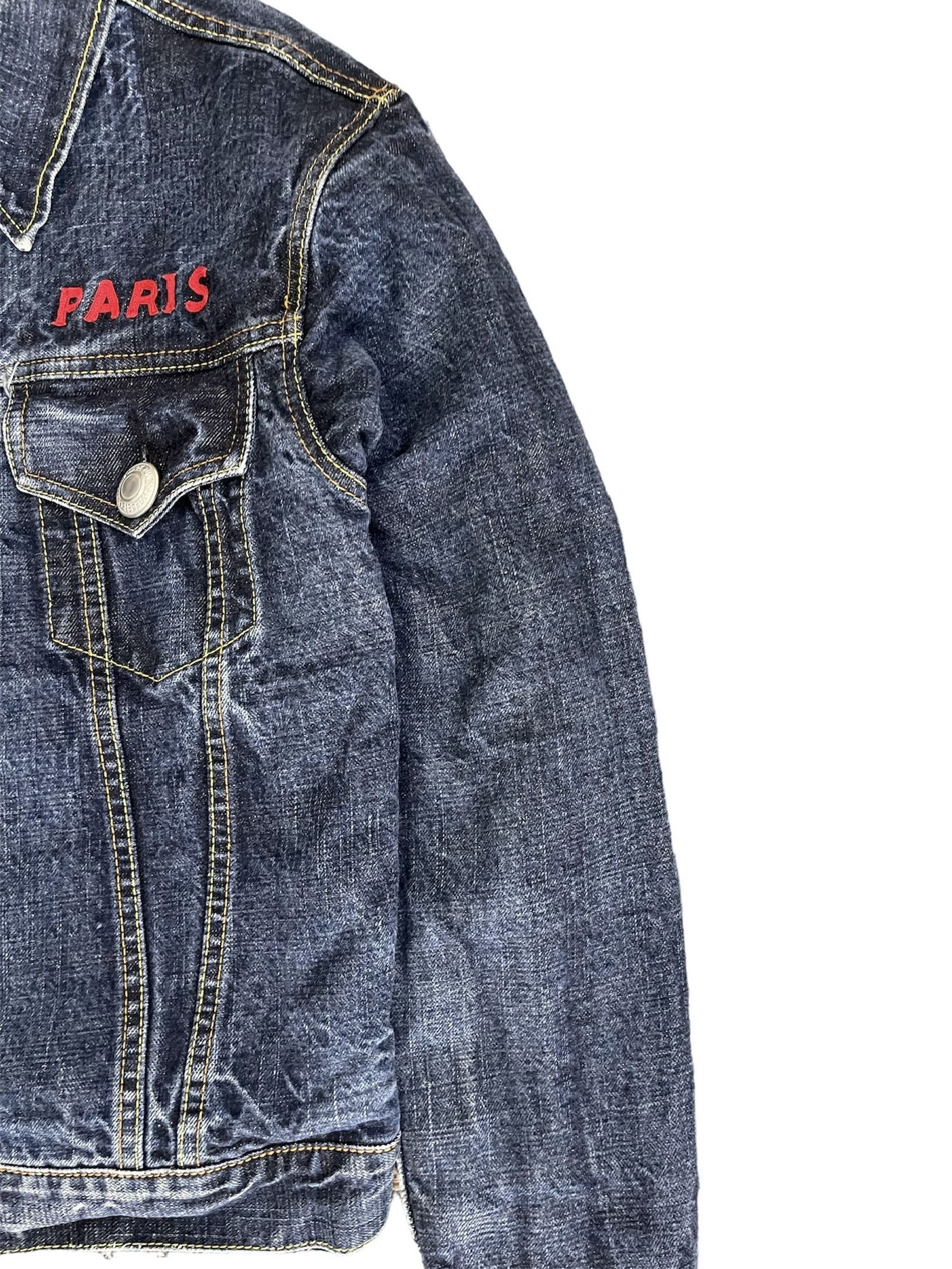 Beauty Beast × Evisu × Samurai Jeans Denim Jacket Evisu Paris Embroidery Wording Travis Scott Size US S / EU 44-46 / 1 - 3 Thumbnail