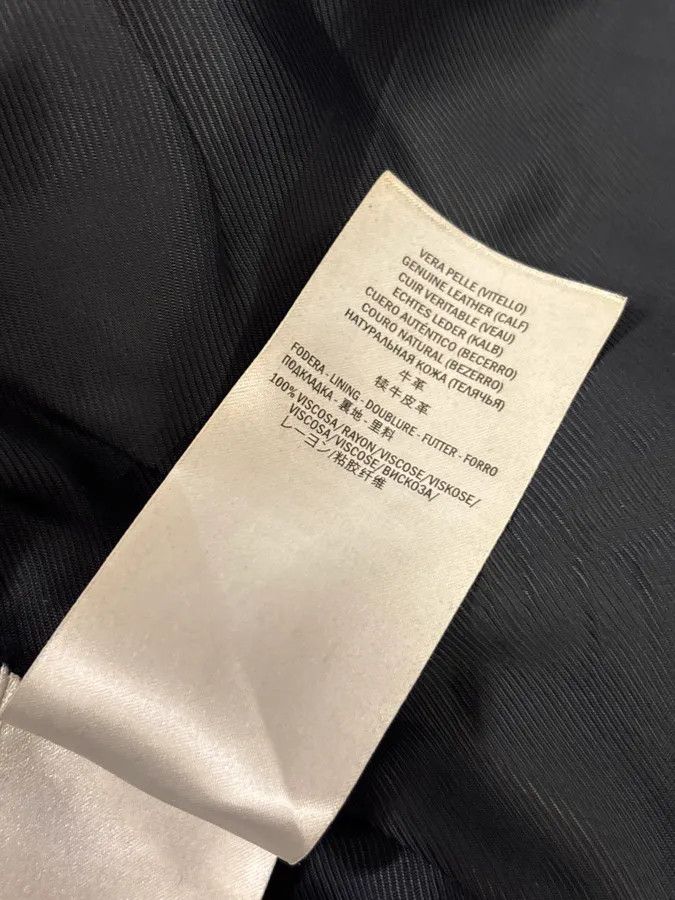 Gucci 2010s Gucci Black Buttoned Officer Leather Jacket by Frida Giannini Size US M / EU 48-50 / 2 - 11 Thumbnail