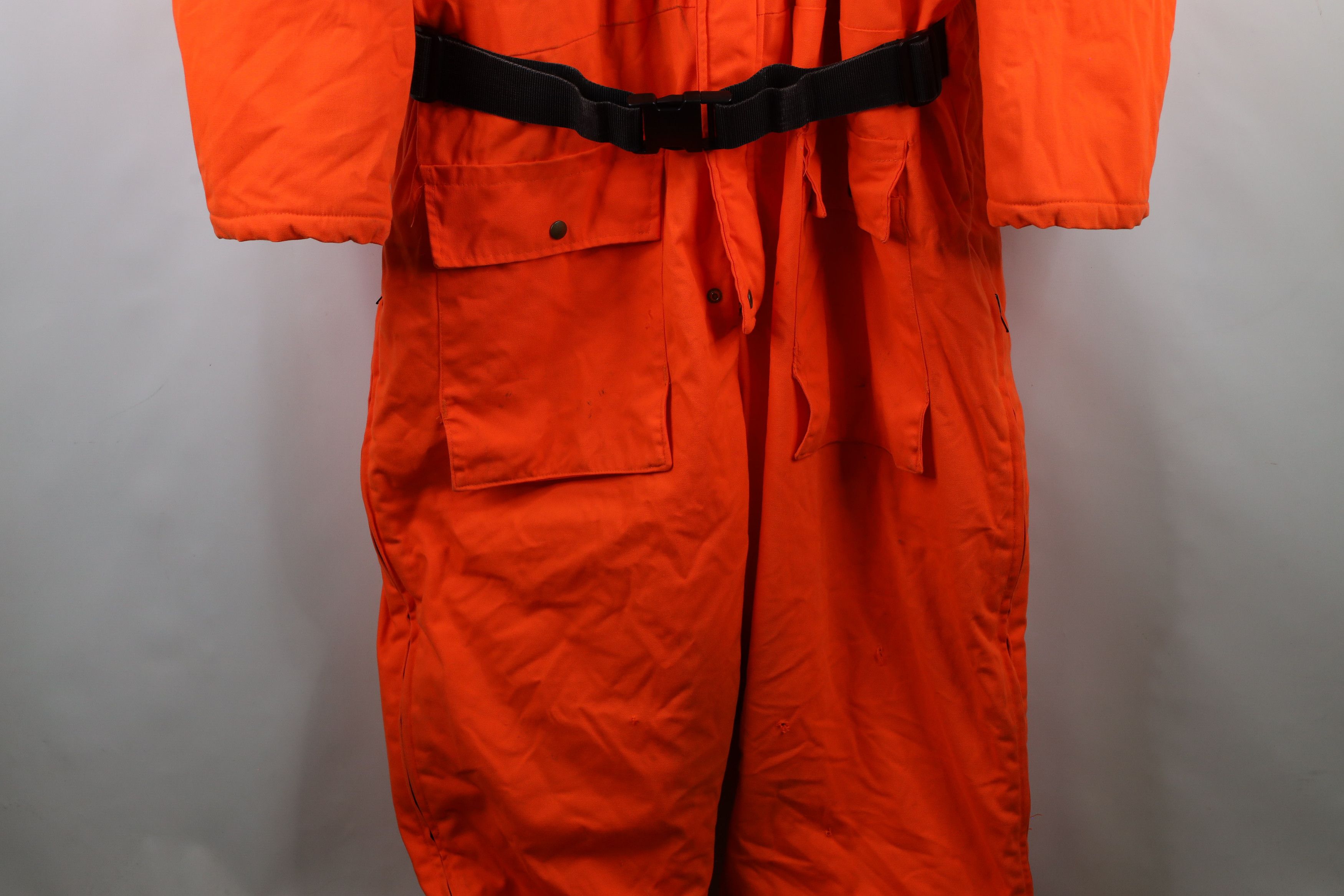 Vintage Vintage 90s Streetwear Duck Down Fill Belted Coveralls Size US XXL / EU 58 / 5 - 4 Thumbnail