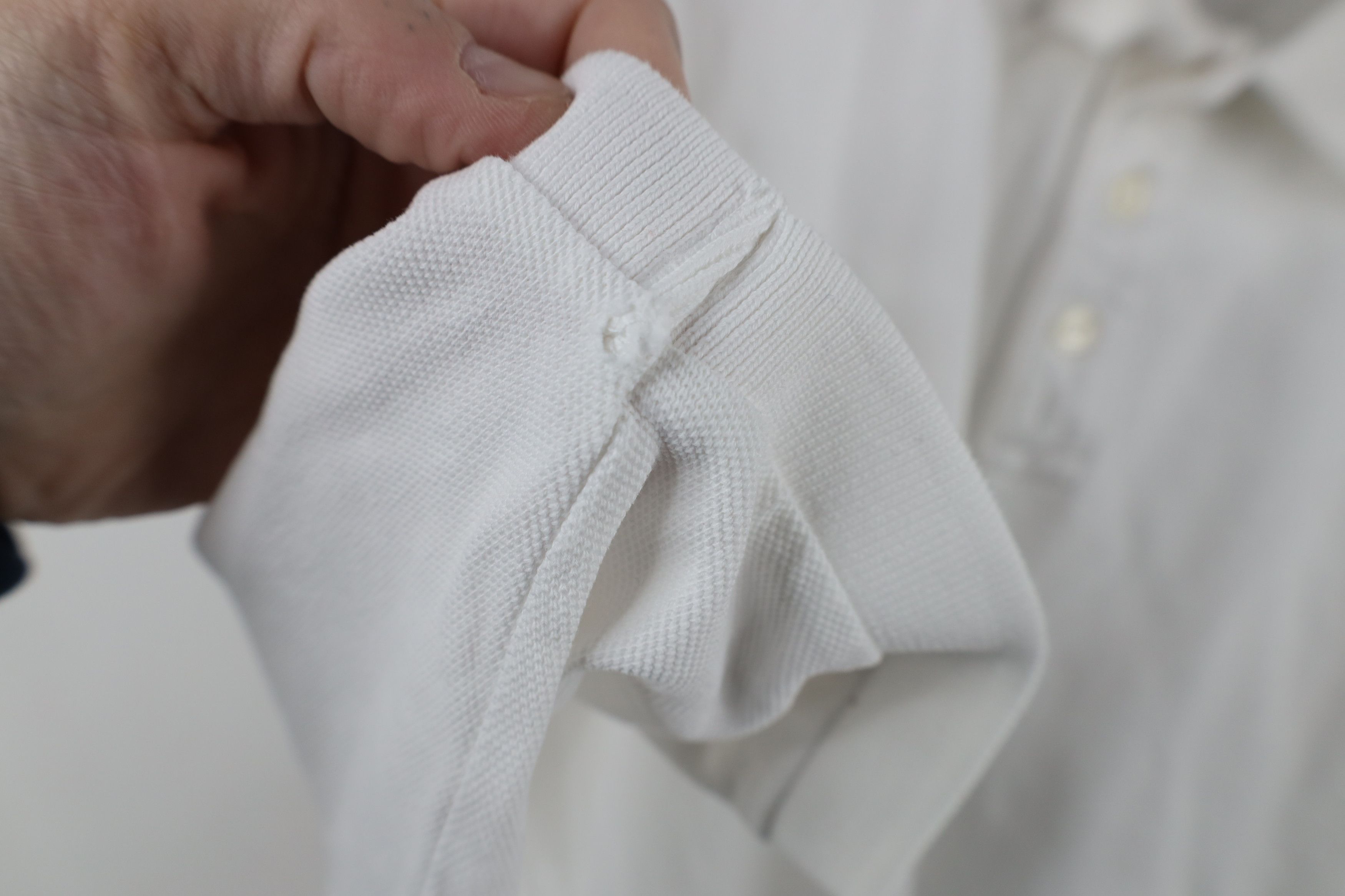 J.Crew × Vintage Vintage 90s J Crew Cotton Collared Golf Polo Shirt White Size US XL / EU 56 / 4 - 7 Thumbnail