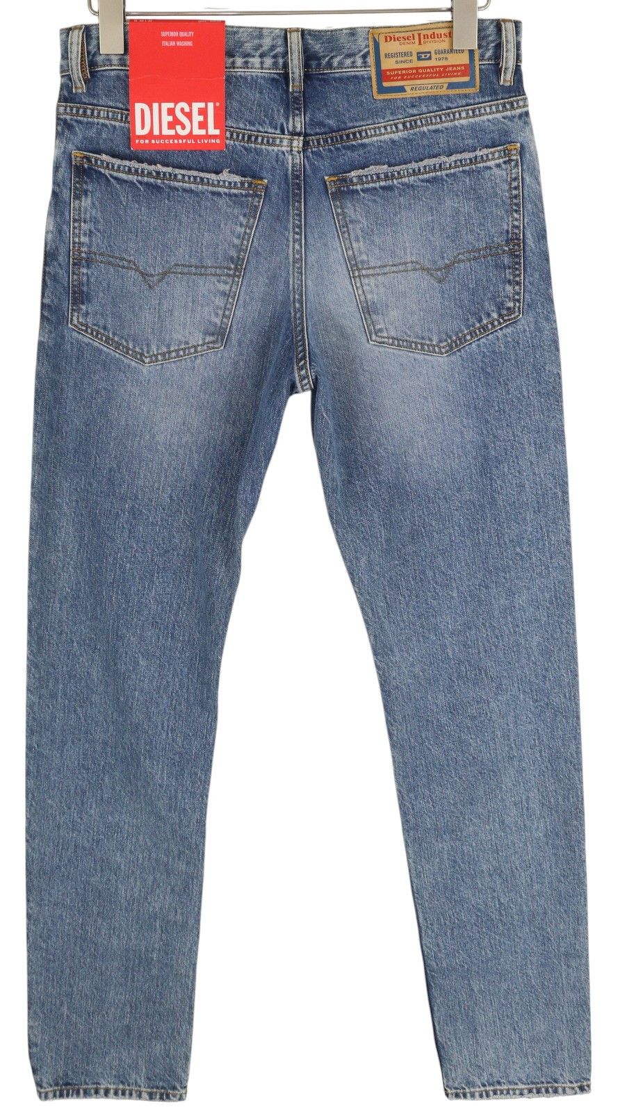 Diesel 1995 09C66 W30/L32 Blue Faded Slim Straight 85420 Size US 30 / EU 46 - 2 Thumbnail