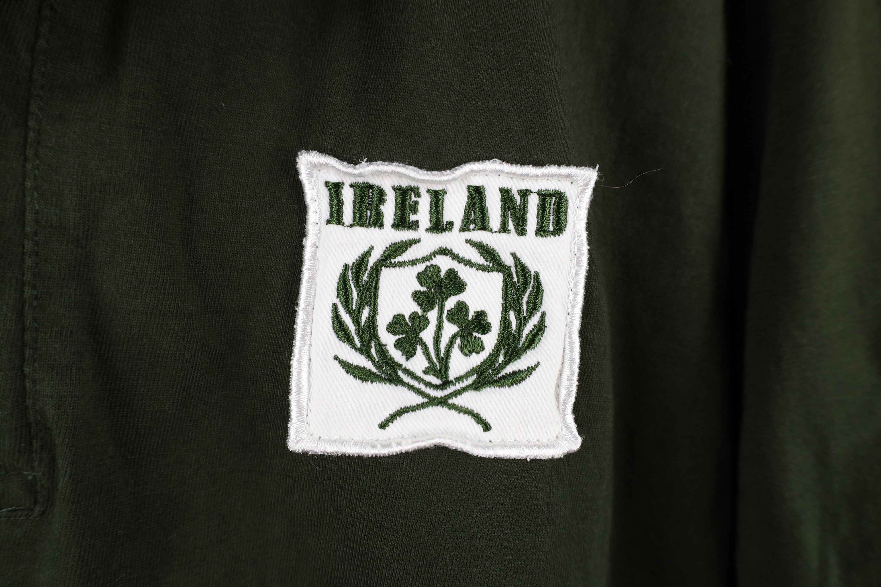 Vintage Vintage Faded Spell Out Ireland Rugby Jersey Polo Shirt Size US L / EU 52-54 / 3 - 4 Thumbnail