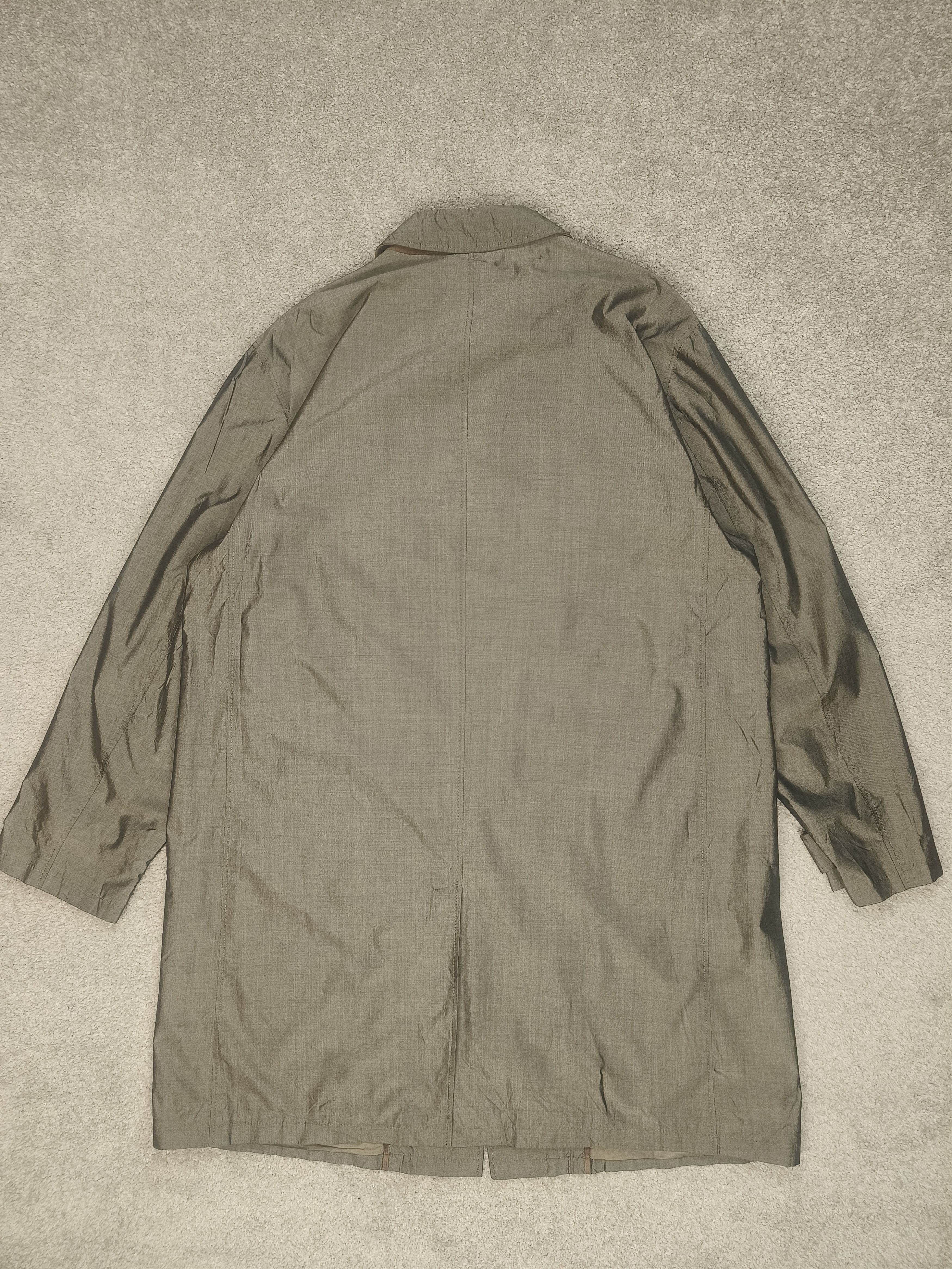 Ermenegildo Zegna Ermenegildo Zegna Vtg Silk Blend Light Car Coat Jacket Size US L / EU 52-54 / 3 - 6 Thumbnail