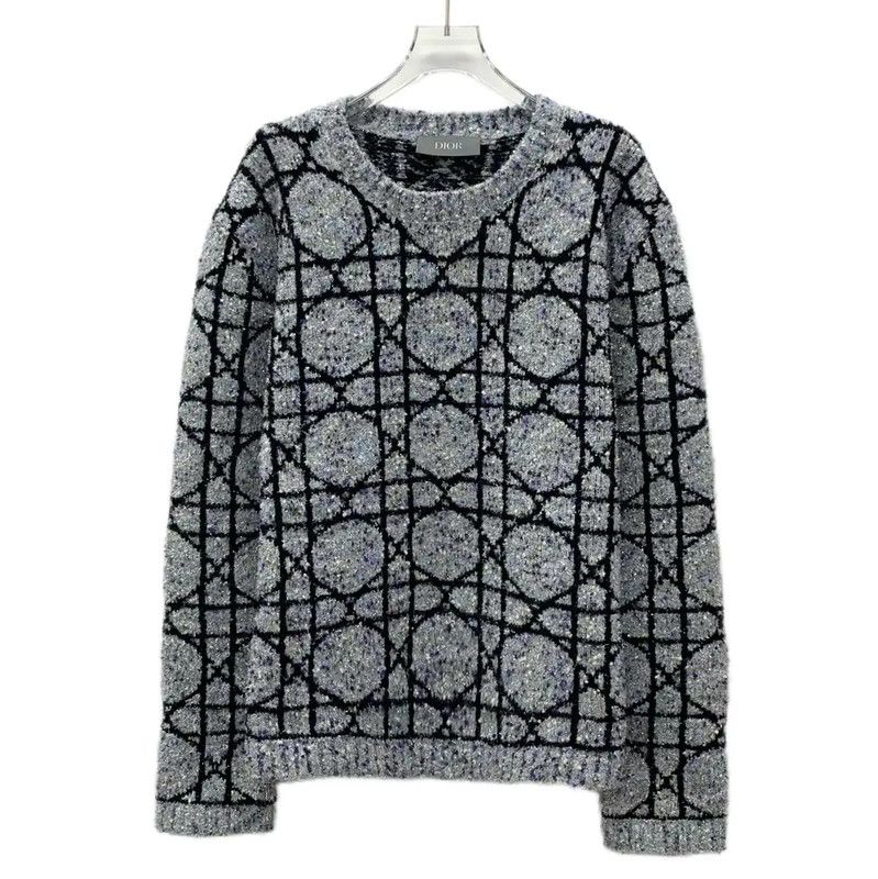 Dior Dior Gray Nylon Sweater for Men 0089 Size US XL / EU 56 / 4 - 1 Thumbnail
