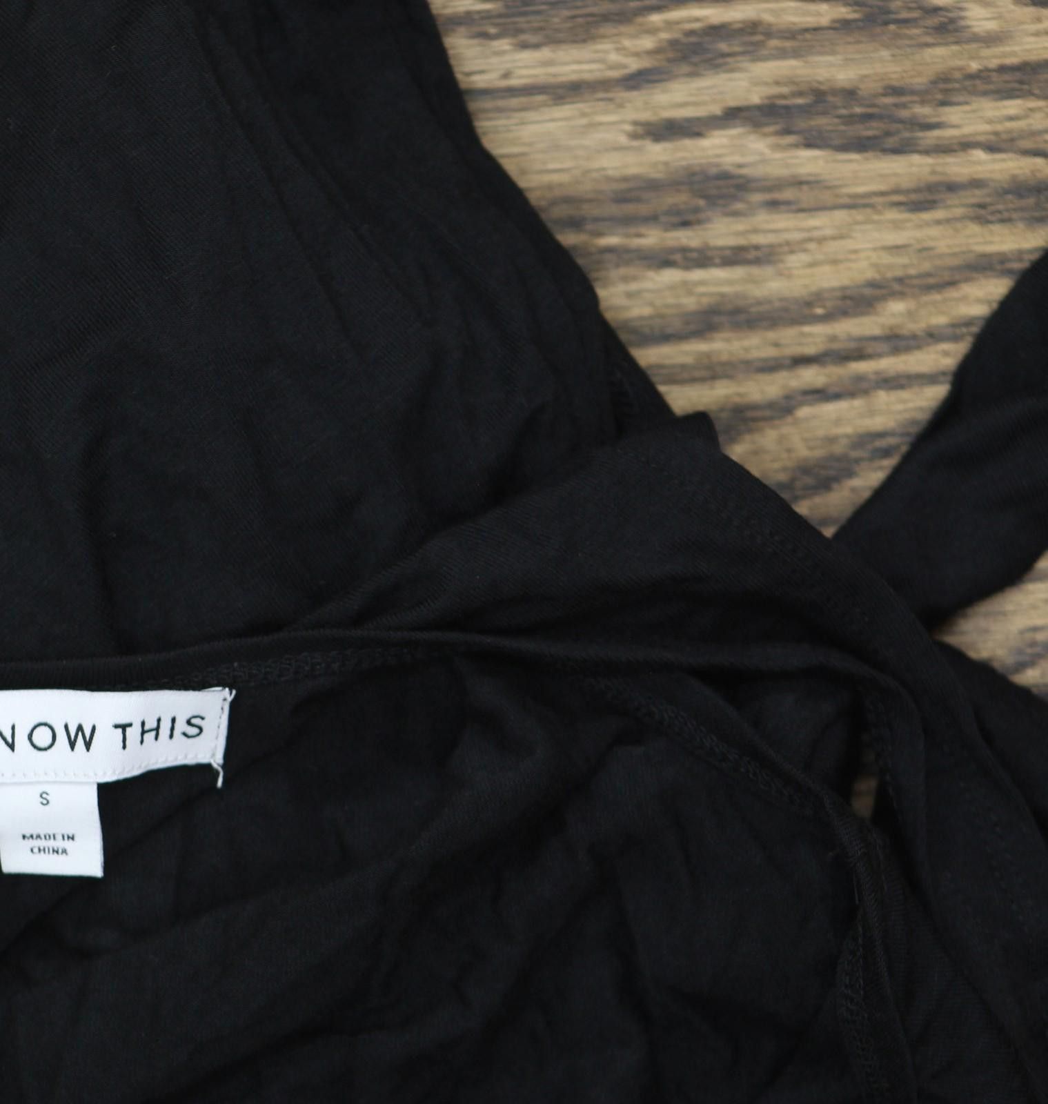 Other And Now This Womens Knit Side-tie Tulip Midi Dress Black S Size S / US 4 / IT 40 - 3 Thumbnail