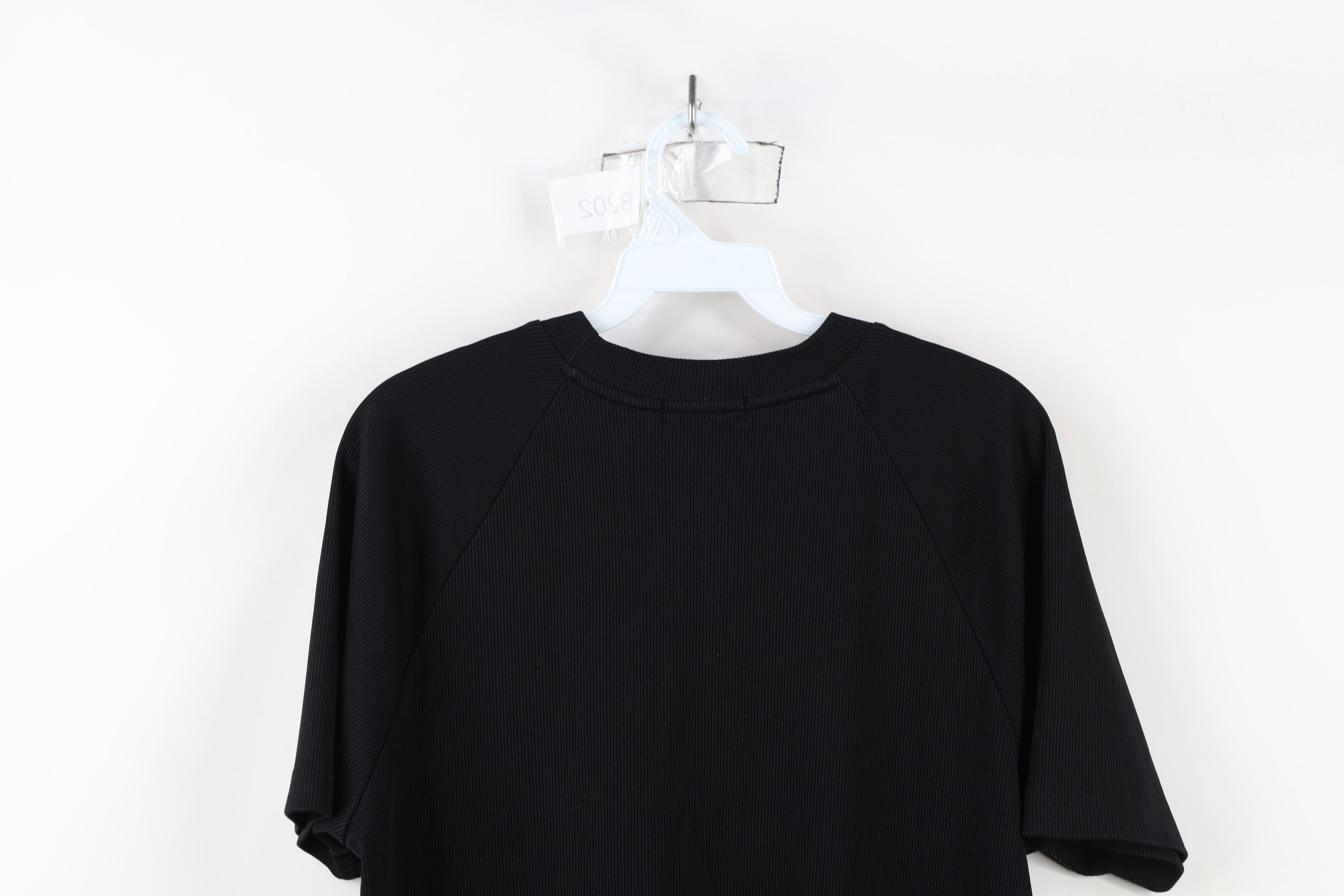 Vintage Vintage 90s Streetwear Ribbed Knit Short Sleeve T-Shirt Size US M / EU 48-50 / 2 - 12 Thumbnail