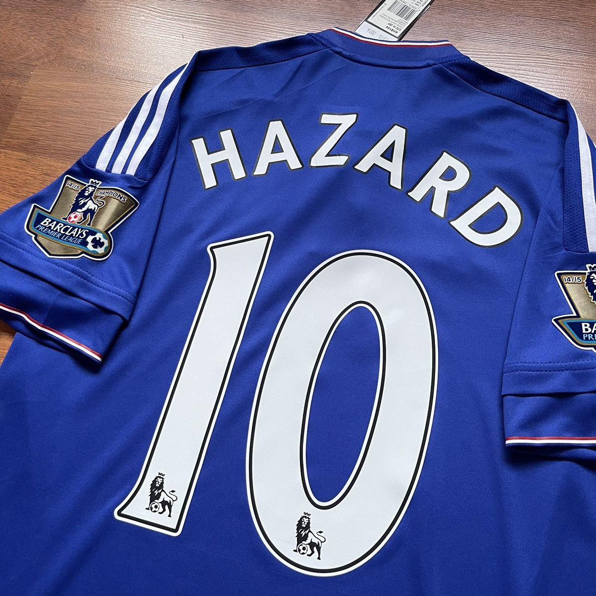 Adidas CHELSEA ADIDAS 2014/2015 FOOTBALL HOME JERSEY #10 HAZARD Size US M / EU 48-50 / 2 - 11 Thumbnail
