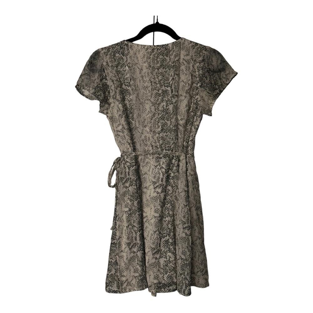 Abercrombie & Fitch Abercrombie & Fitch l Snakeskin Wrap Dress XS Size XS / US 0-2 / IT 36-38 - 5 Thumbnail