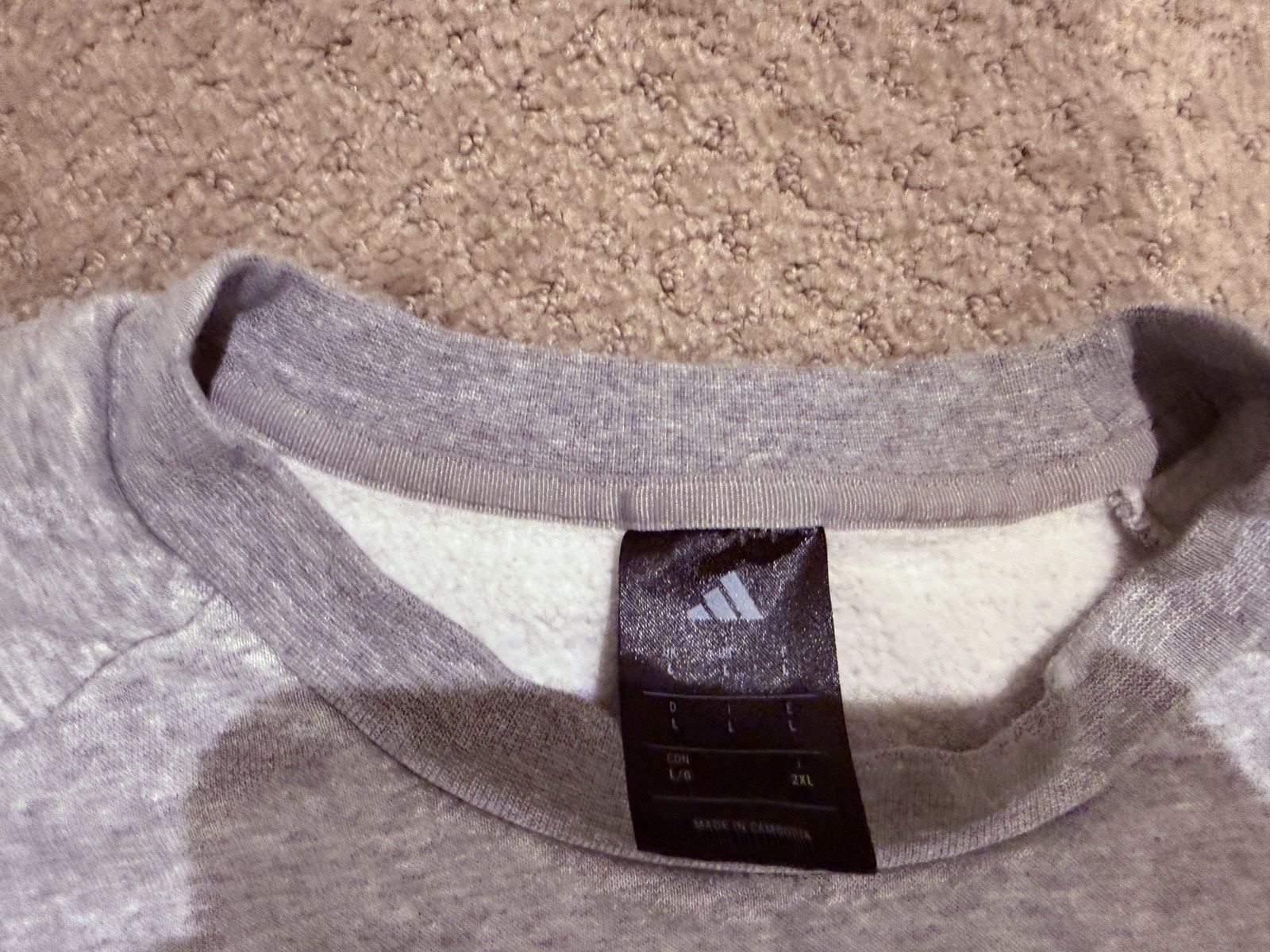 Adidas Adidas Gray Sweatshirt-Large Size US L / EU 52-54 / 3 - 3 Thumbnail