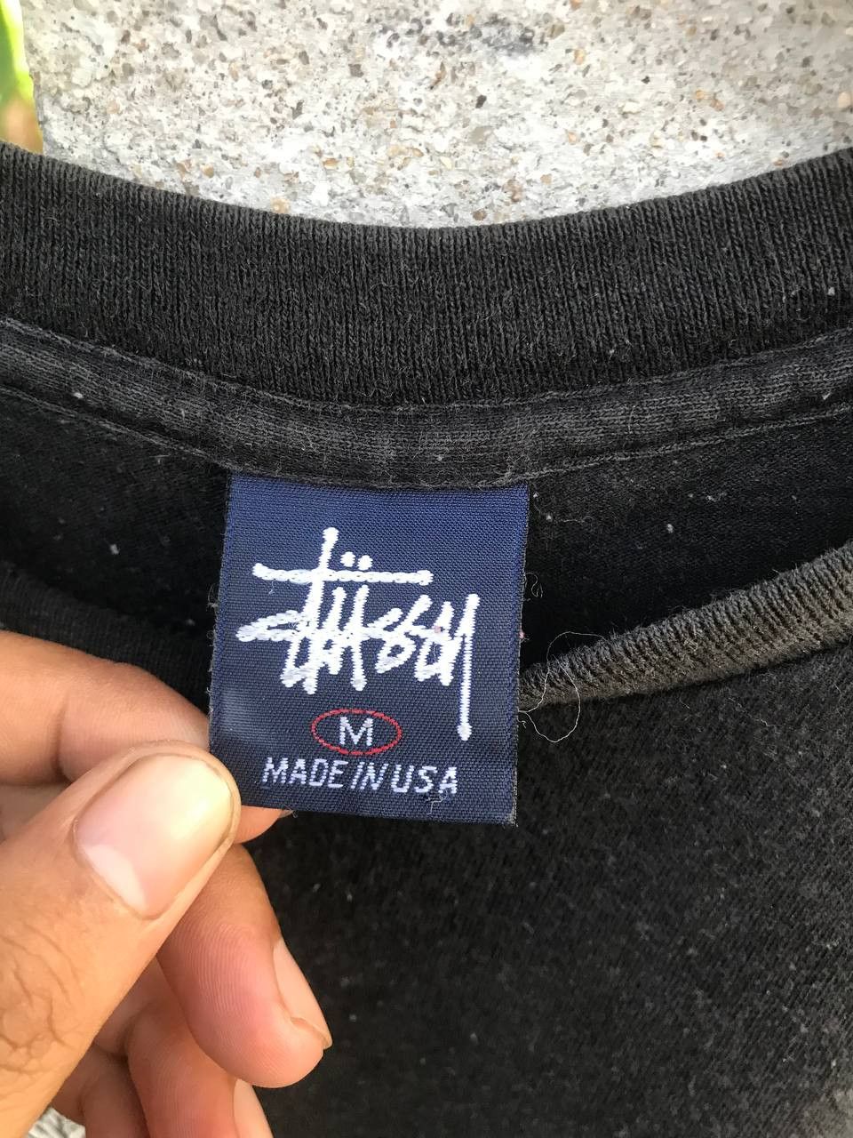 Stussy × Vintage Vintage 90s Stussy Black shirt Size US M / EU 48-50 / 2 - 3 Thumbnail