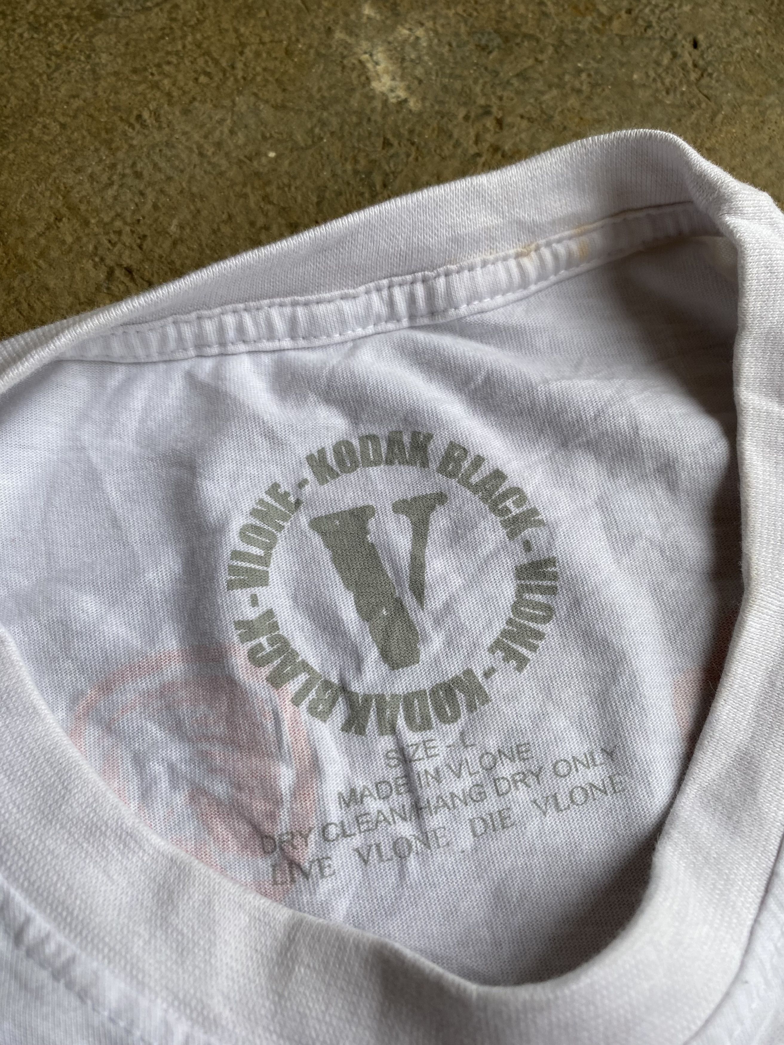 Vlone Vlone x Kodak Black tee shirt Size US L / EU 52-54 / 3 - 3 Thumbnail